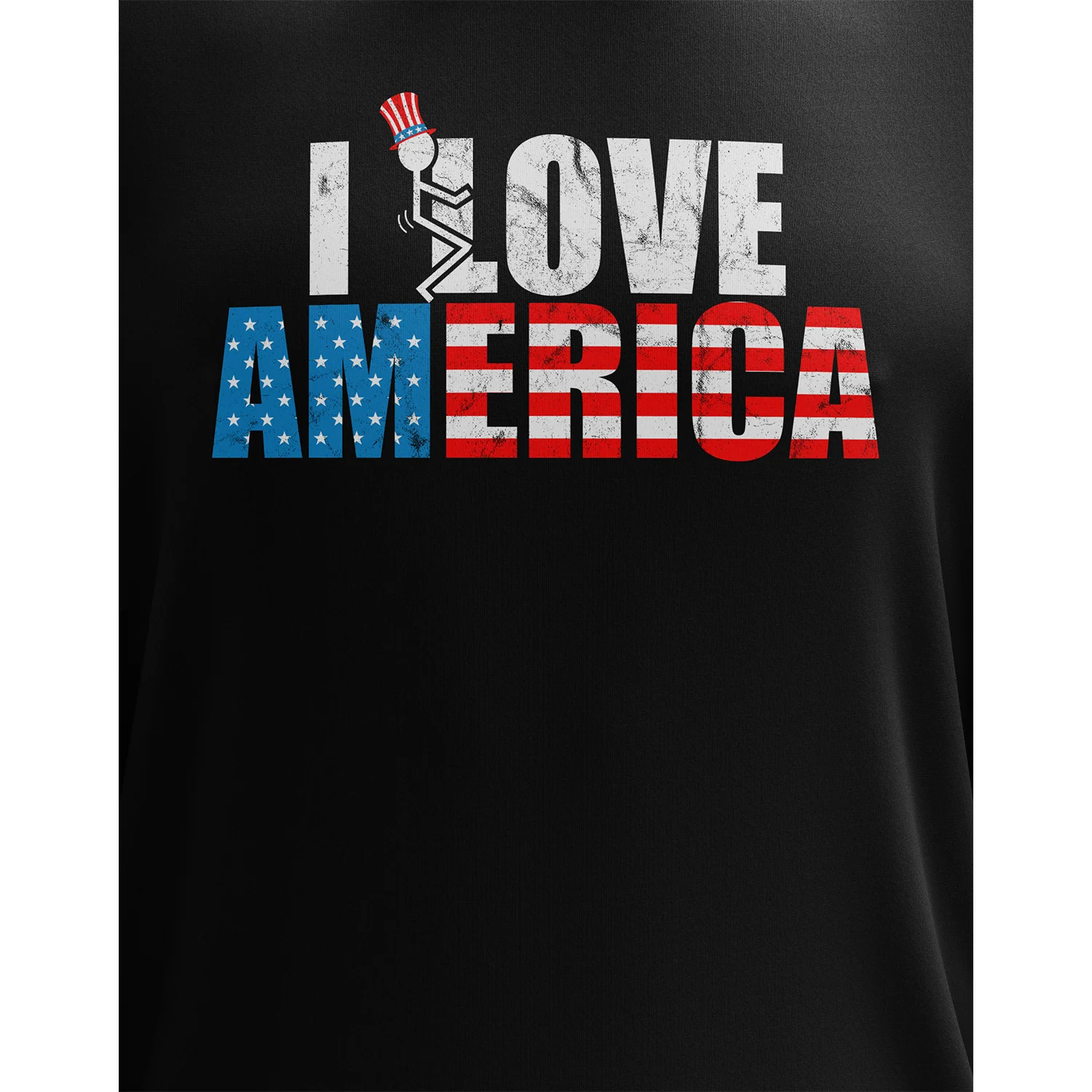 I F'n Love America Long Sleeve Shirt - Image 3