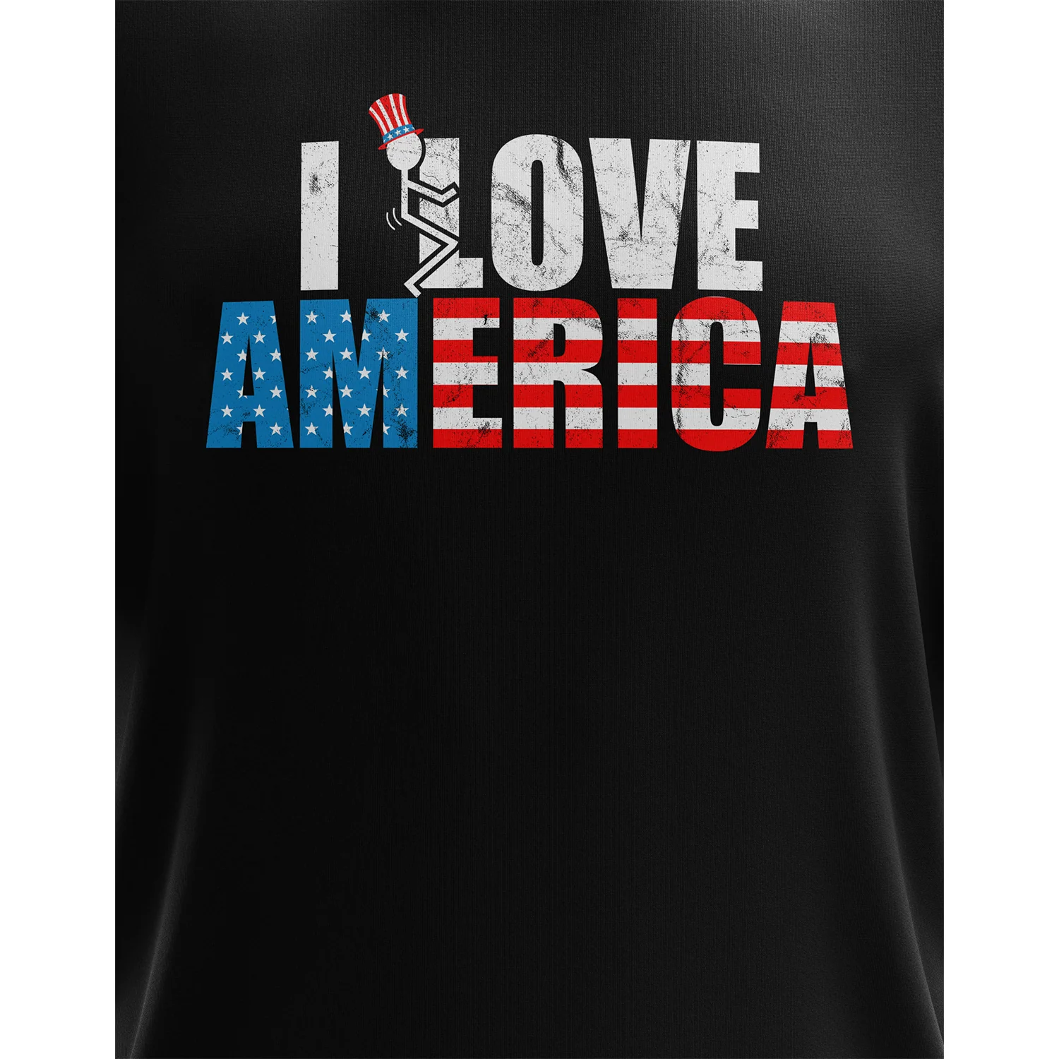 I F'n Love America Short Sleeve Shirt - Image 3