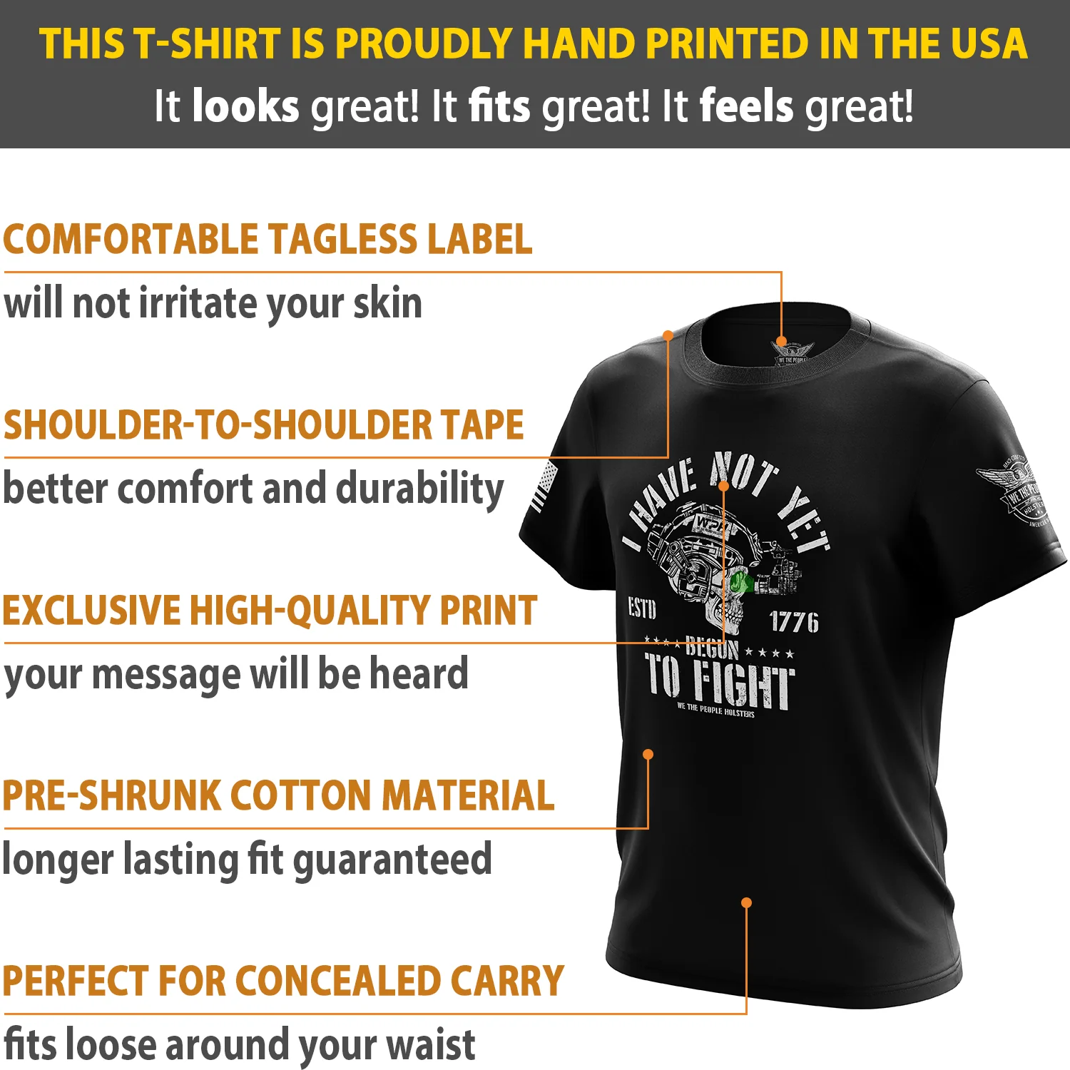 I Have Not Yet Begun to Fight Short Sleeve Shirt - Image 6