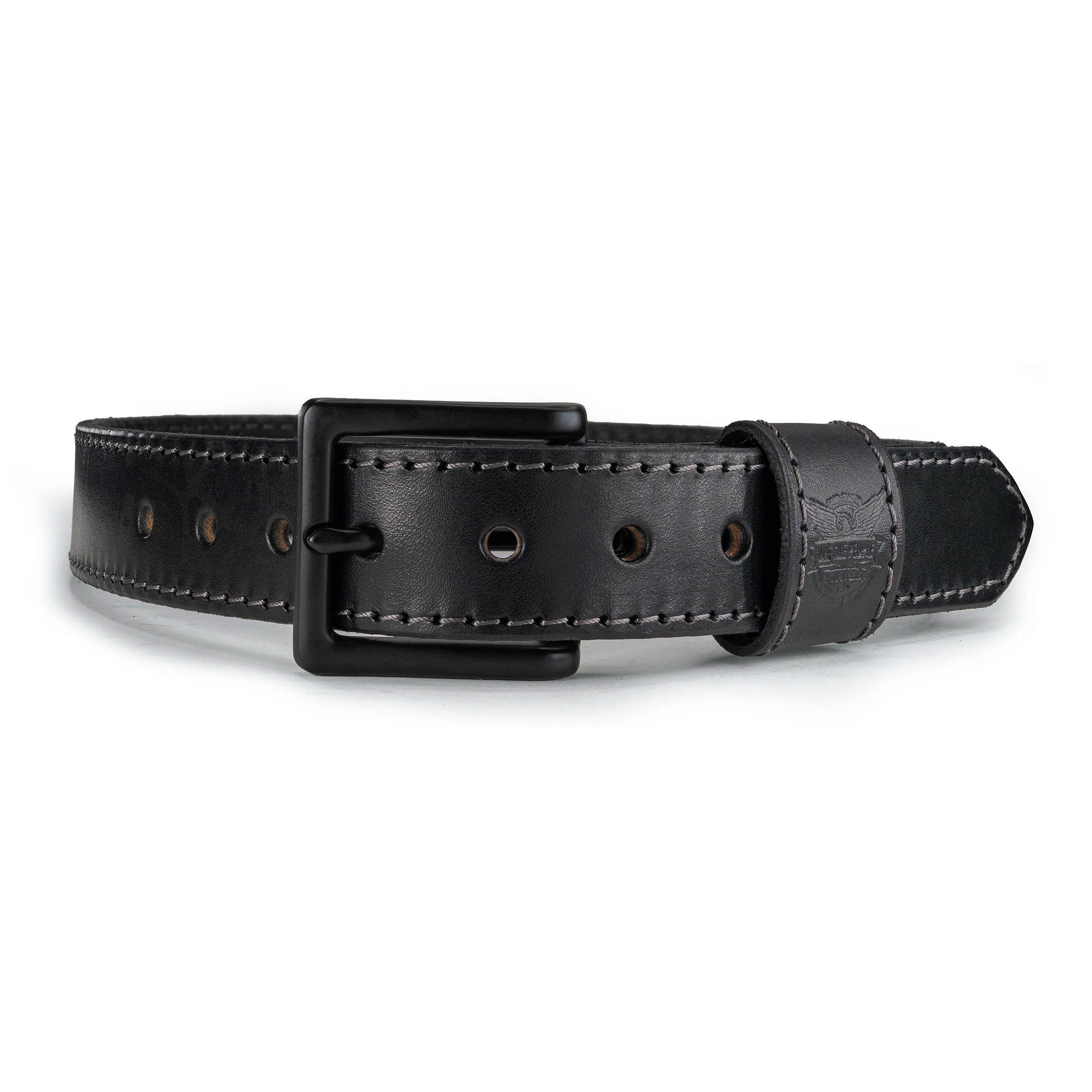 Independence Single Layer 8oz Stitched Leather Belt - Image 7