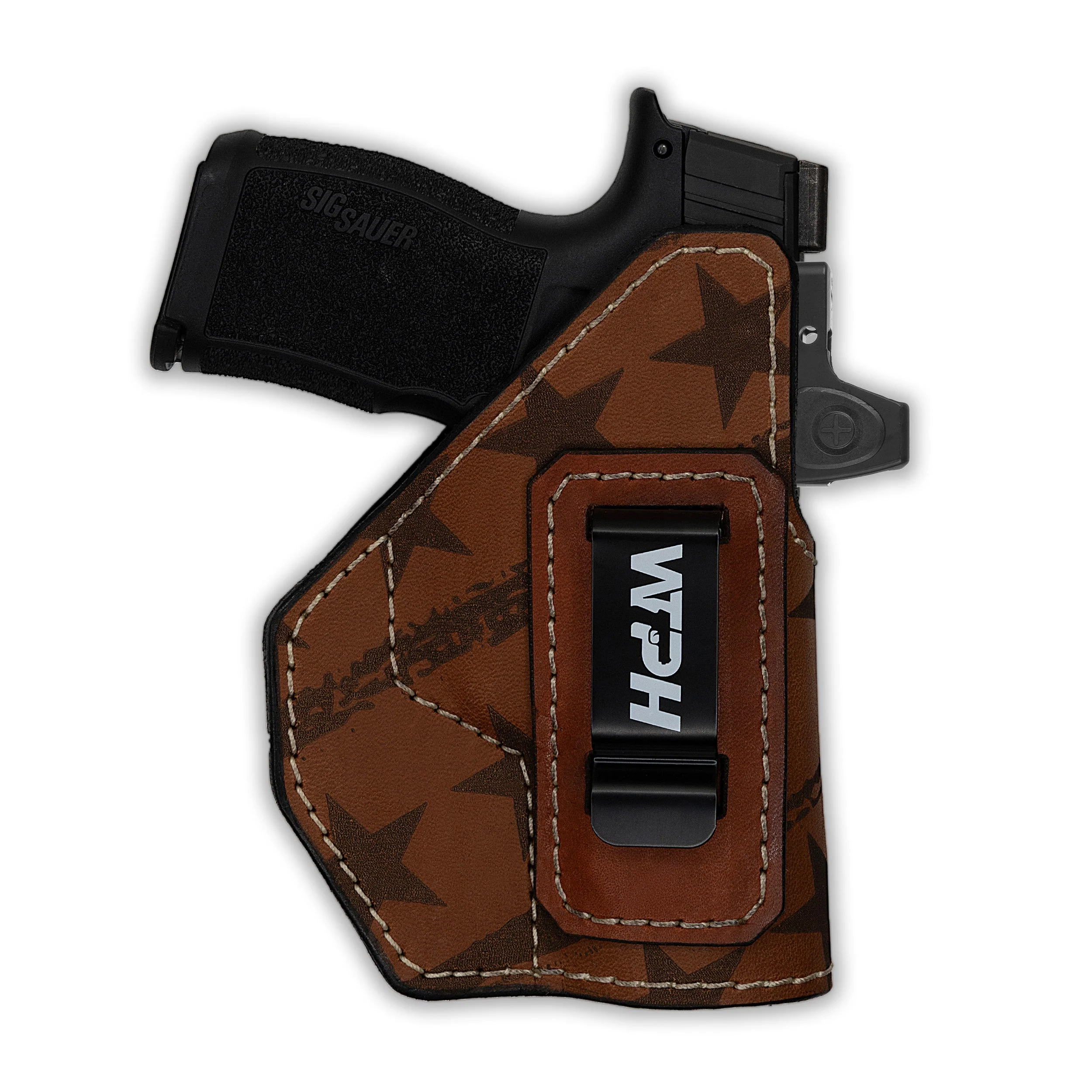 Kahr CW9 Red Dot Optic Cut Independence Leather IWB Slimfit Holster