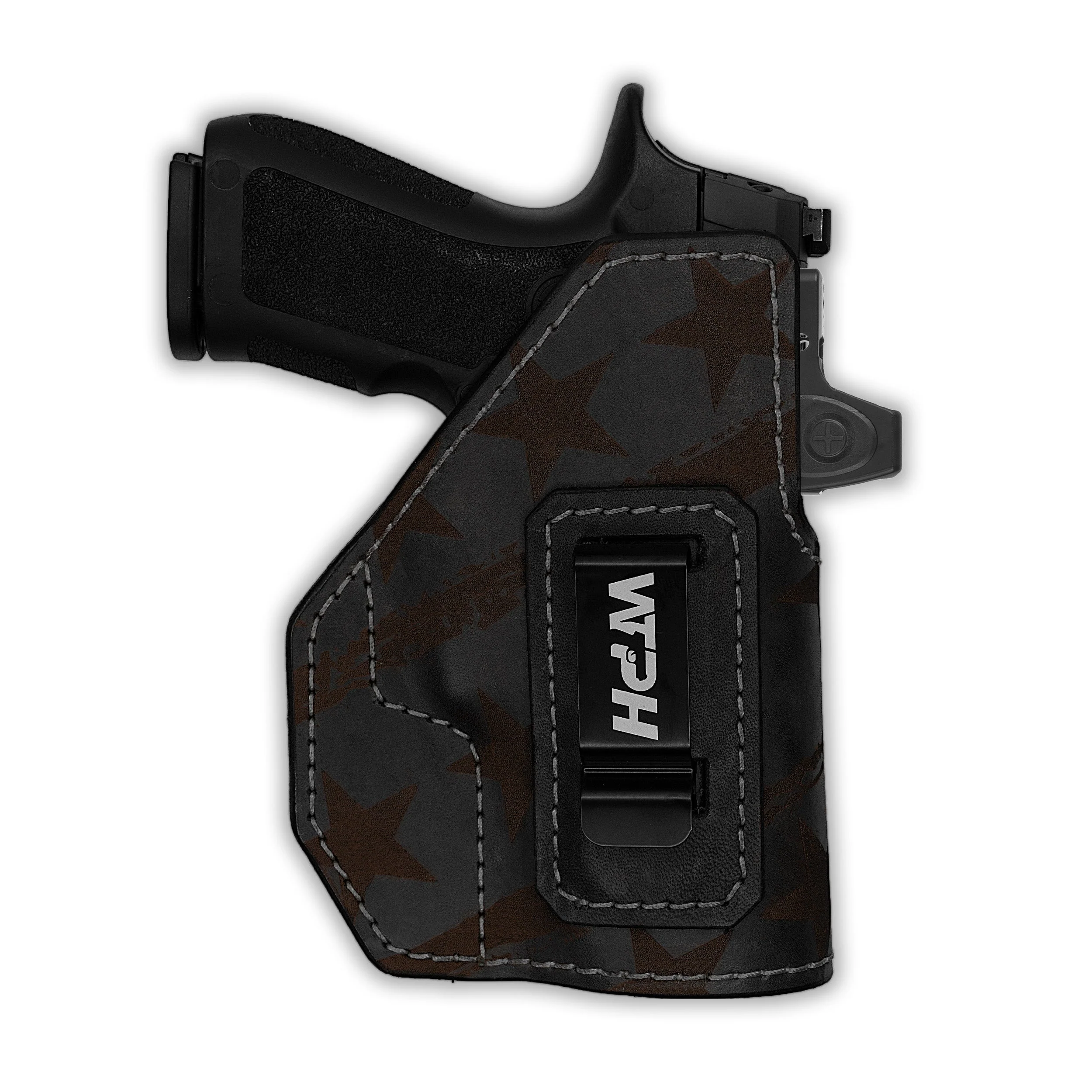 Kahr K9 Red Dot Optic Cut Independence Leather IWB Slimfit Holster - Image 3