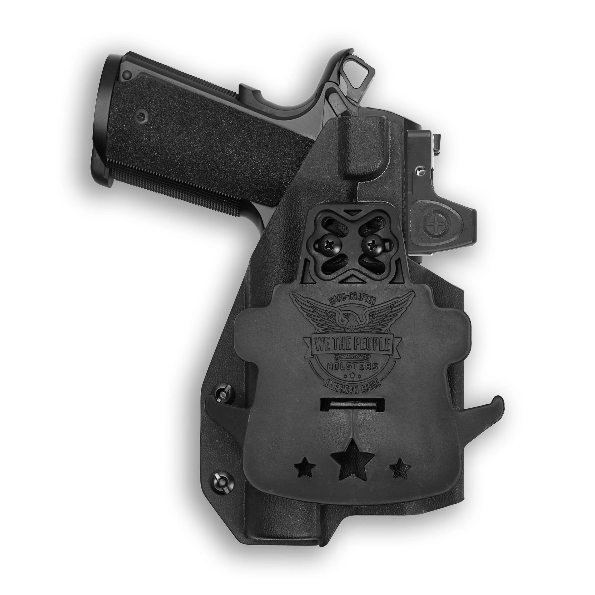 Kimber 1911 4" 45ACP with Streamlight TLR-1/1S/HL Light Red Dot Optic Cut OWB Holster - Image 4