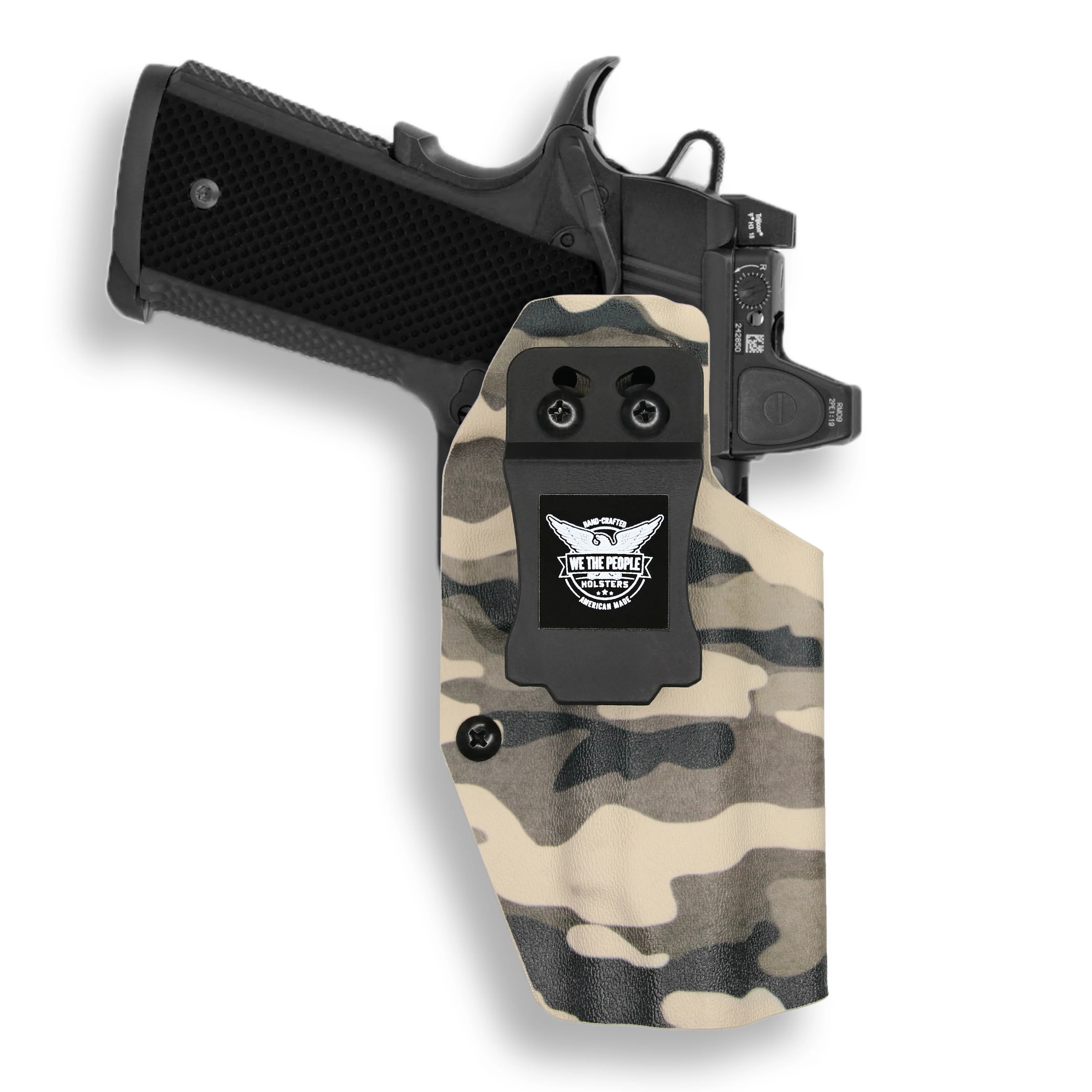 Kimber 1911 4" 45ACP No Rail Only Red Dot Optic Cut IWB Holster - Image 20