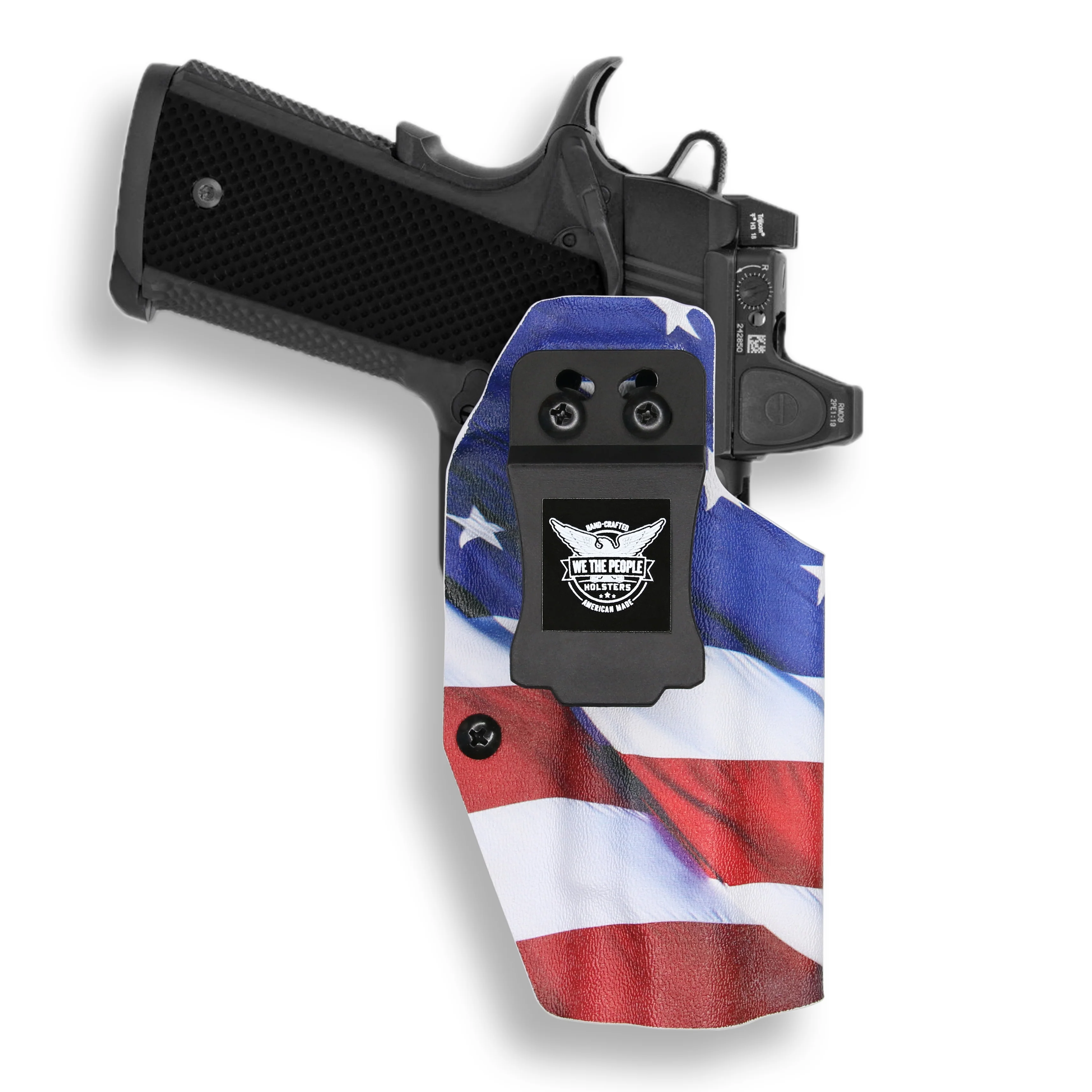 Kimber 1911 4" 45ACP No Rail Only Red Dot Optic Cut IWB Holster - Image 9