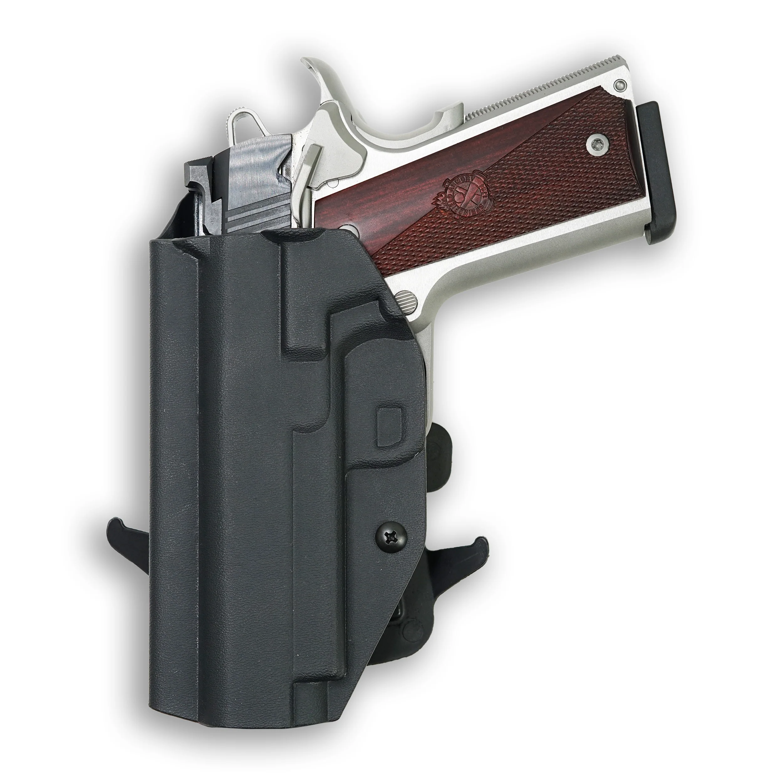 Kimber 1911 4" 45ACP with Rail Only OWB Holster - Image 3
