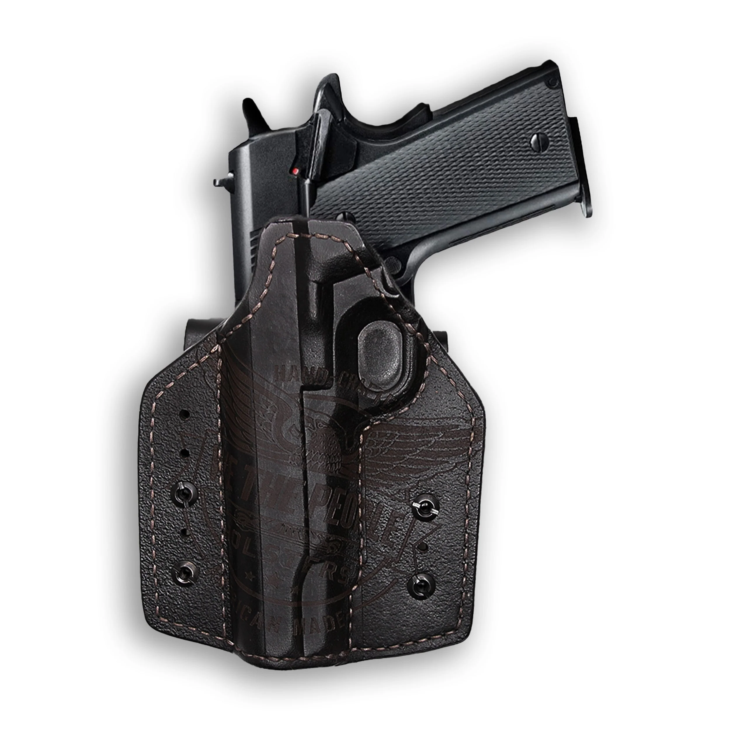 Kimber 1911 5" No Rail Only Independence Leather IWB Holster - Image 5