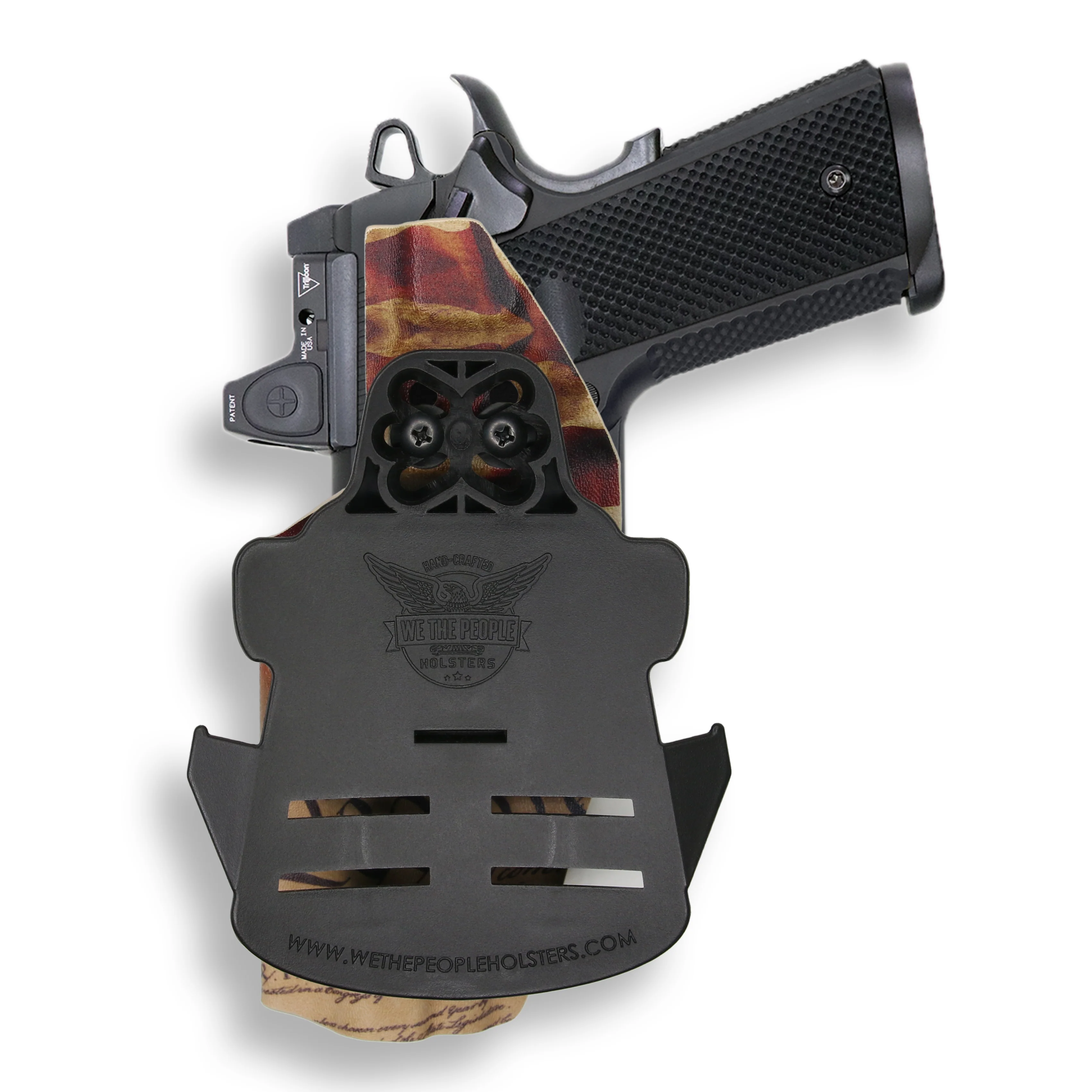 Kimber 1911 5" 45ACP No Rail Only Red Dot Optic Cut OWB Holster - Image 12