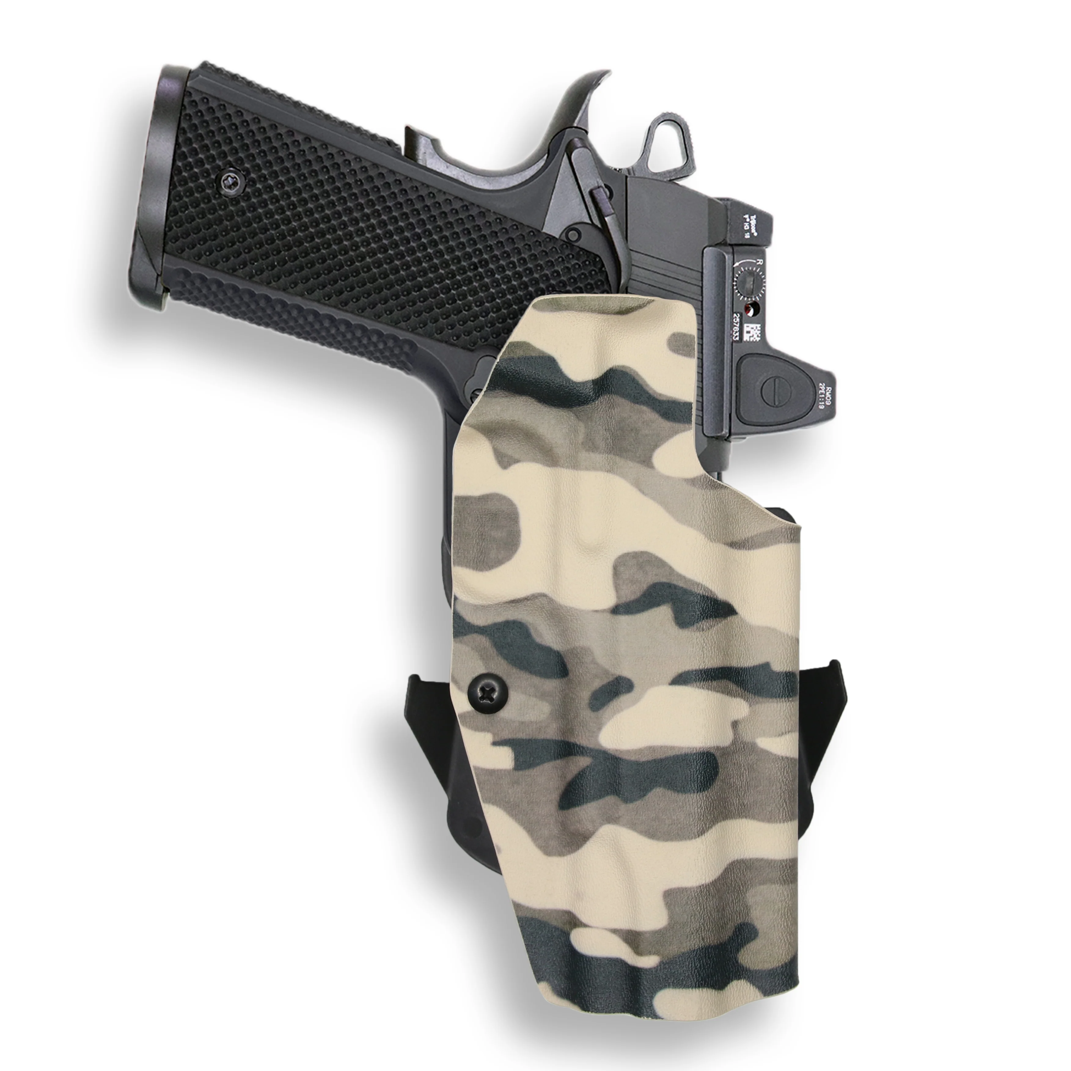 Kimber 1911 5" 45ACP No Rail Only Red Dot Optic Cut OWB Holster - Image 24