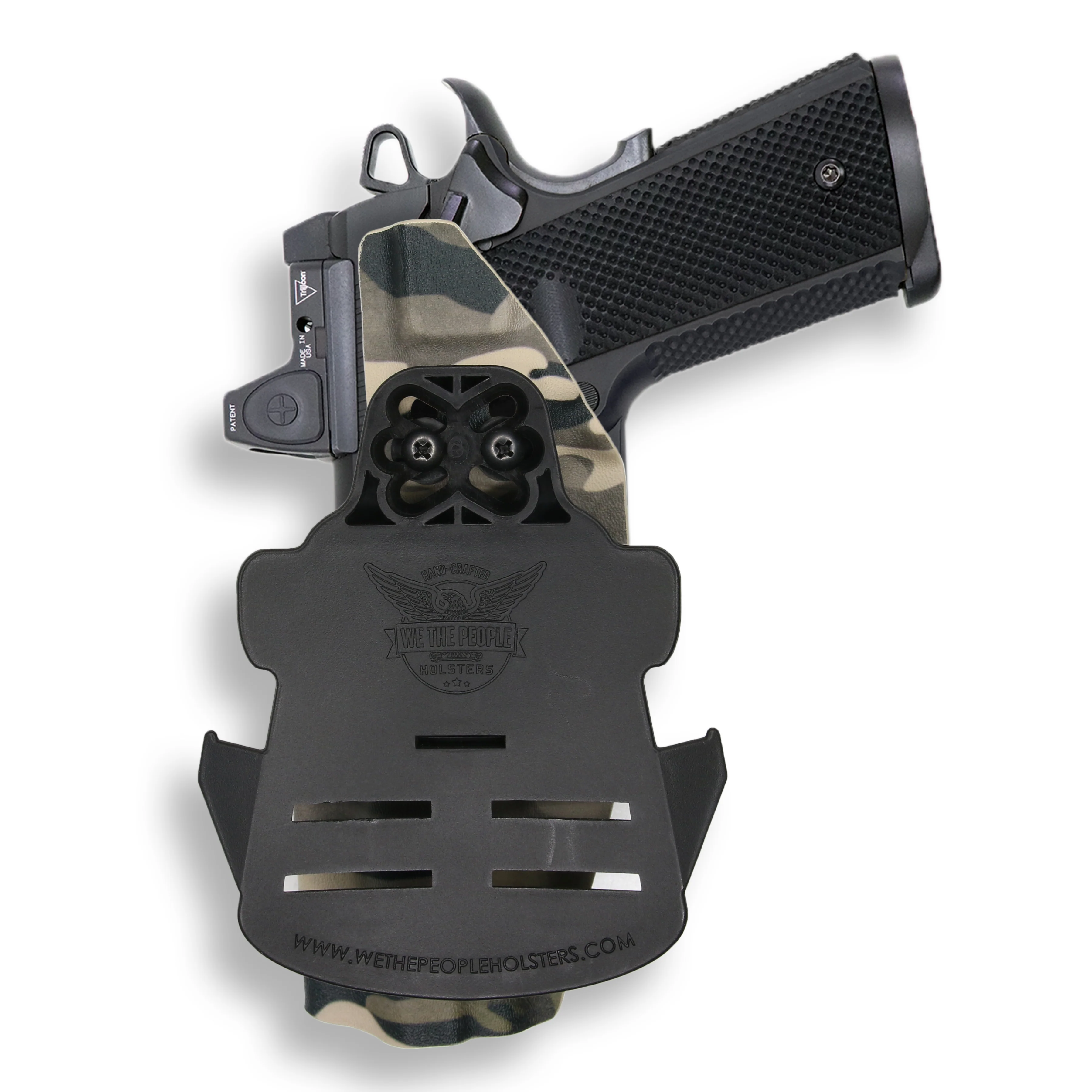 Kimber 1911 5" 45ACP No Rail Only Red Dot Optic Cut OWB Holster - Image 25