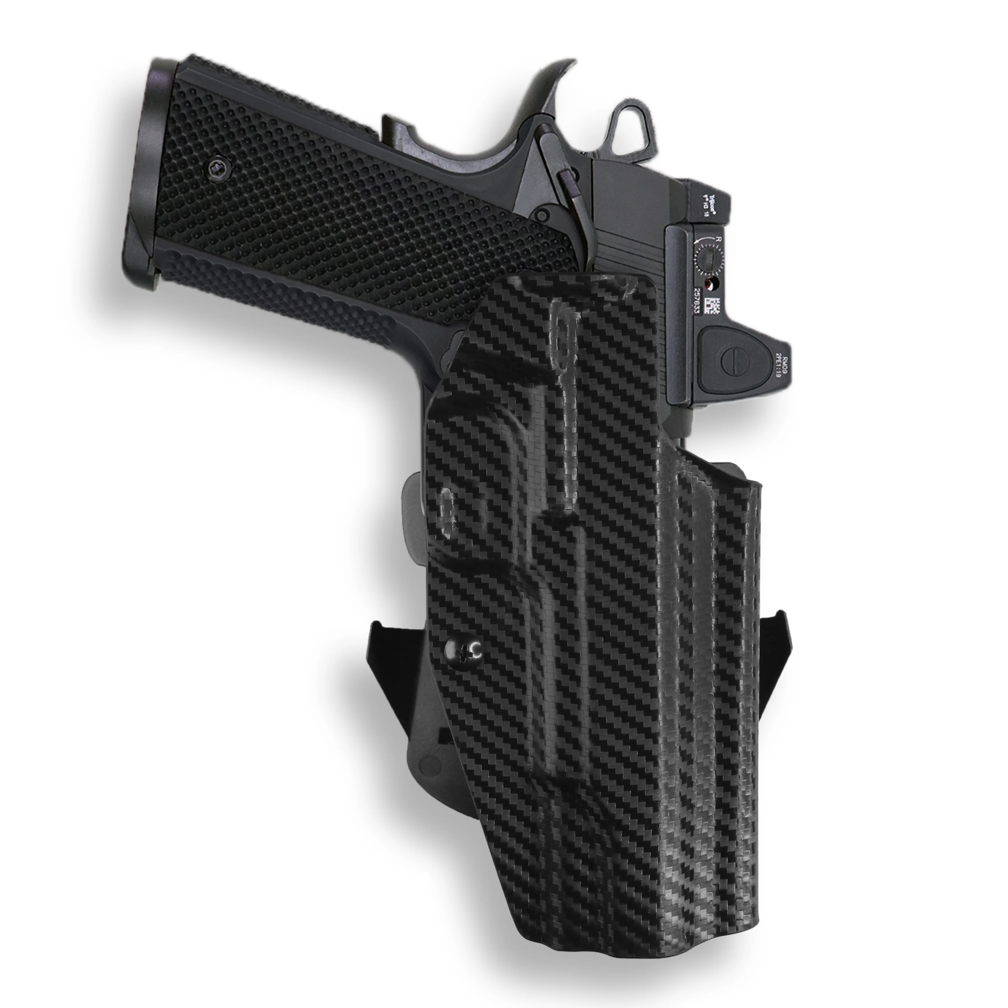 Kimber 1911 5" 45ACP No Rail Only Red Dot Optic Cut OWB Holster - Image 5