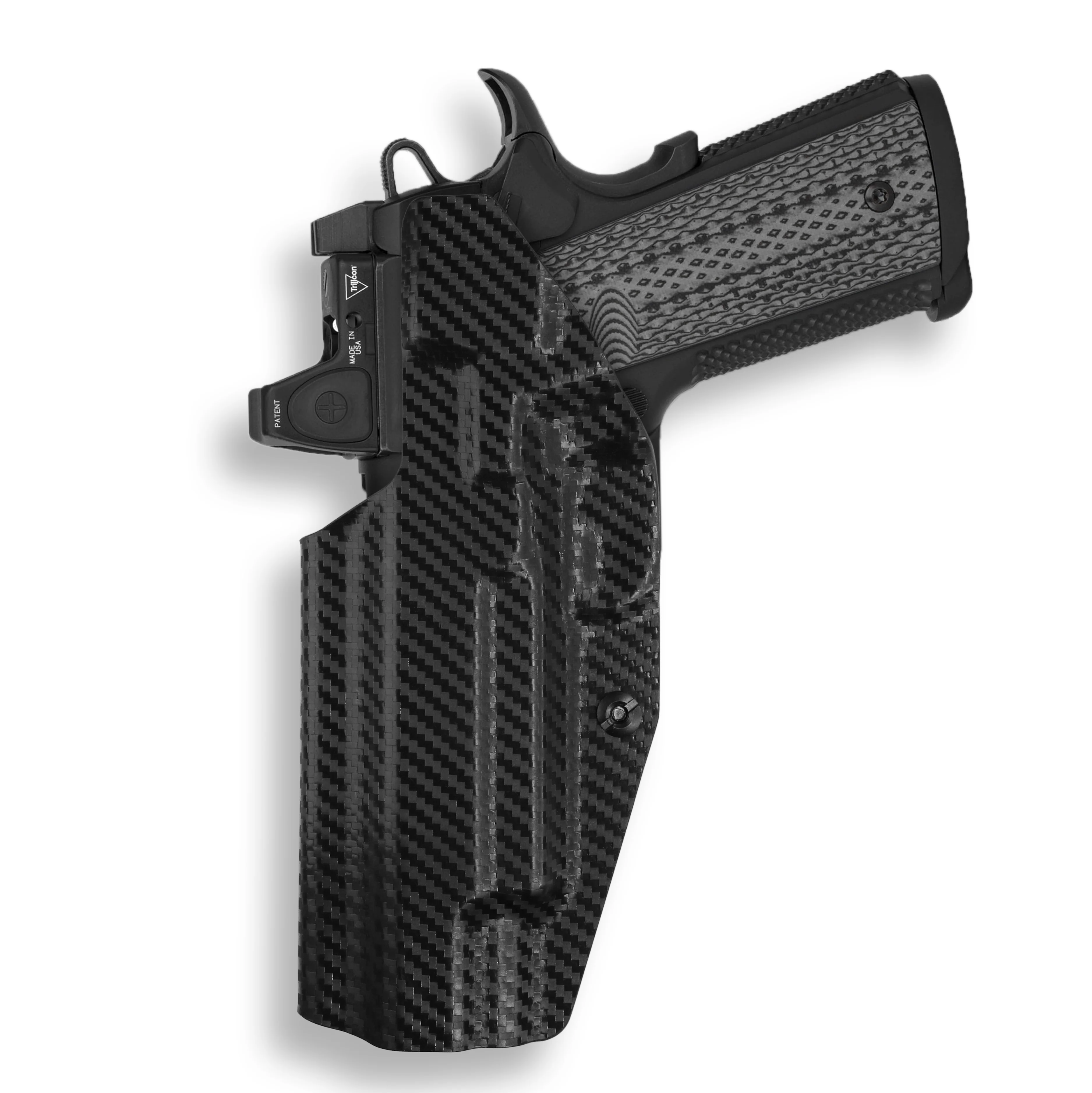 Kimber 1911 5" 45ACP with Rail Only Red Dot Optic Cut IWB Holster - Image 6