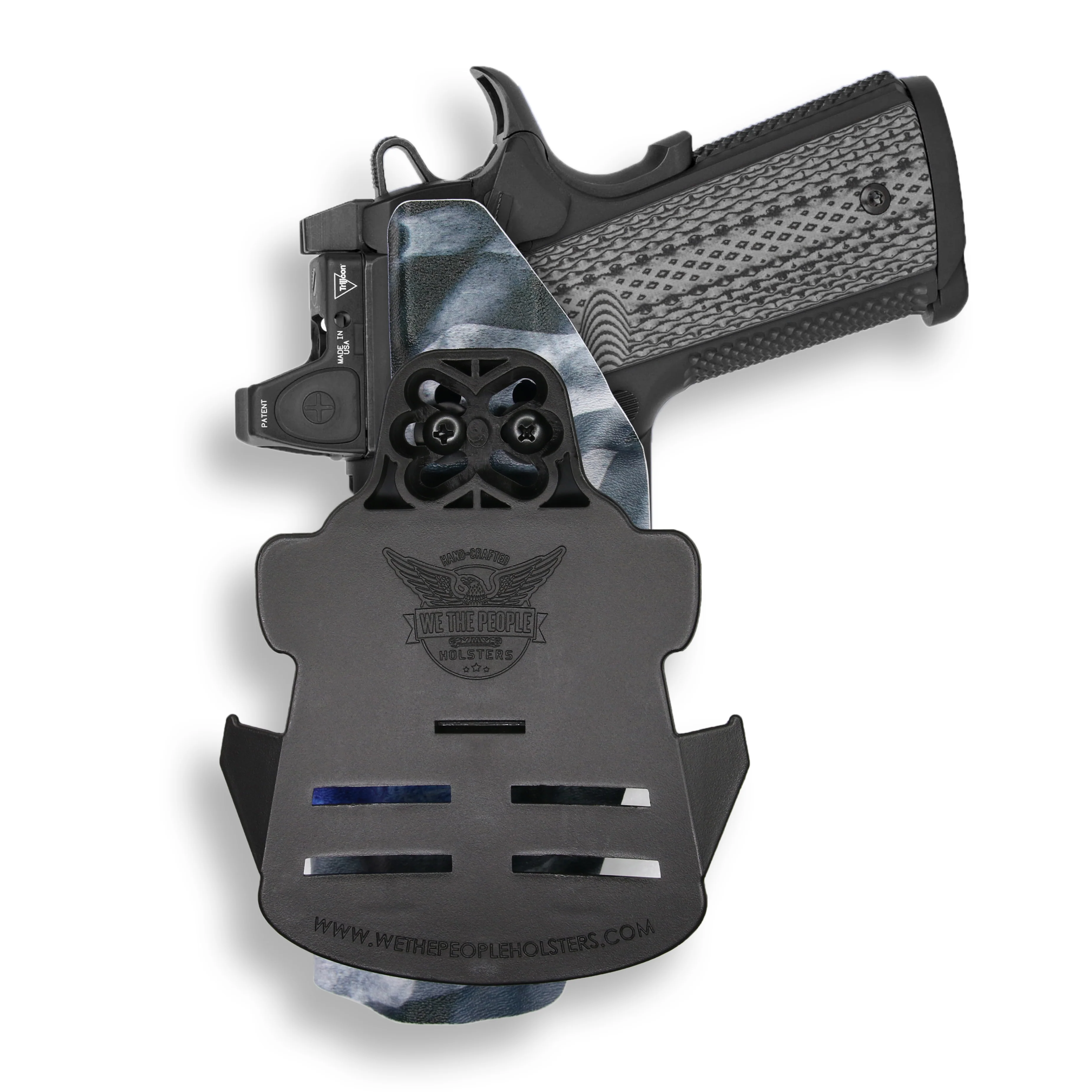 Kimber 1911 5" 45ACP with Rail Only Red Dot Optic Cut OWB Holster - Image 14