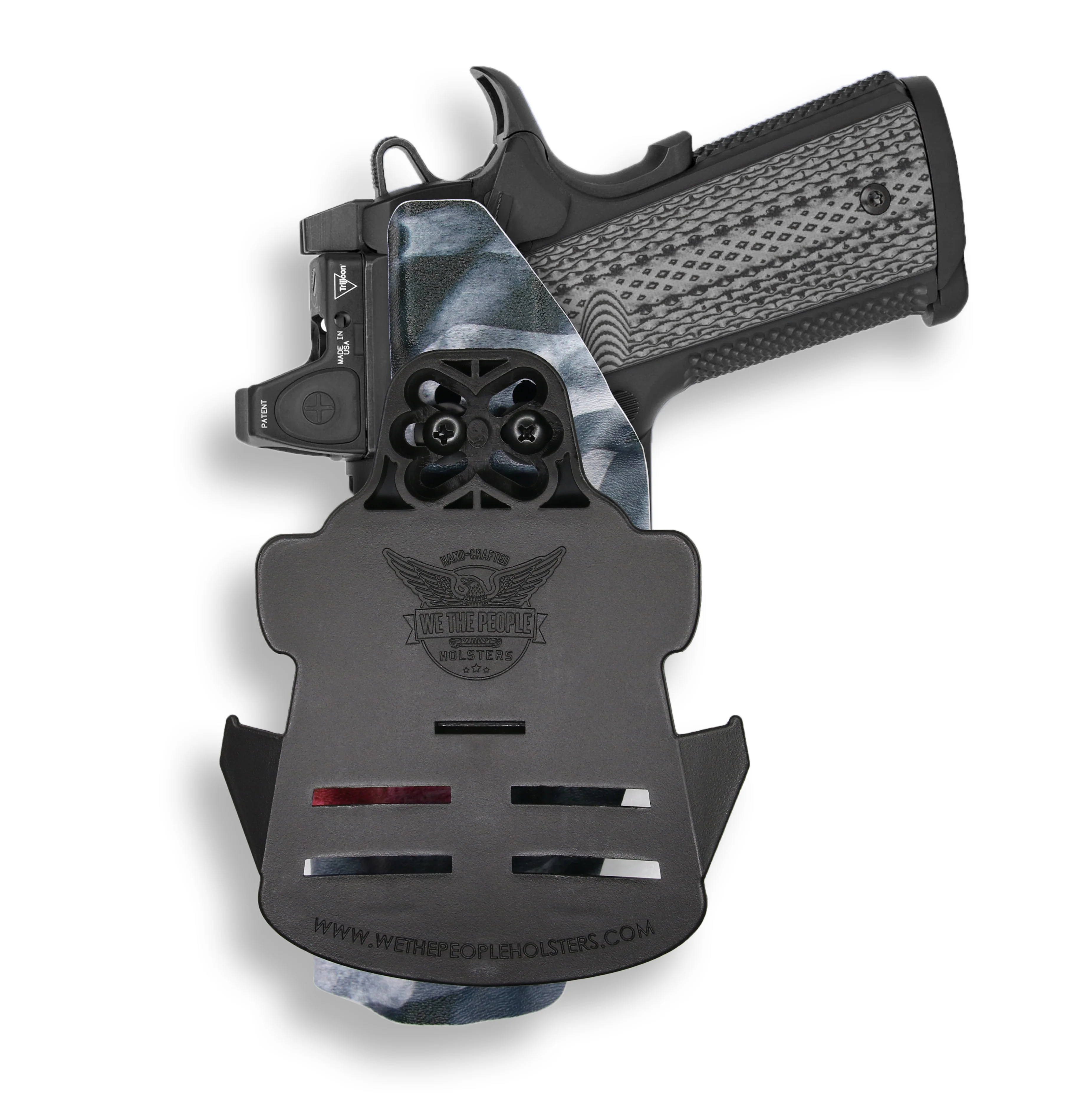 Kimber 1911 5" 45ACP with Rail Only Red Dot Optic Cut OWB Holster - Image 16