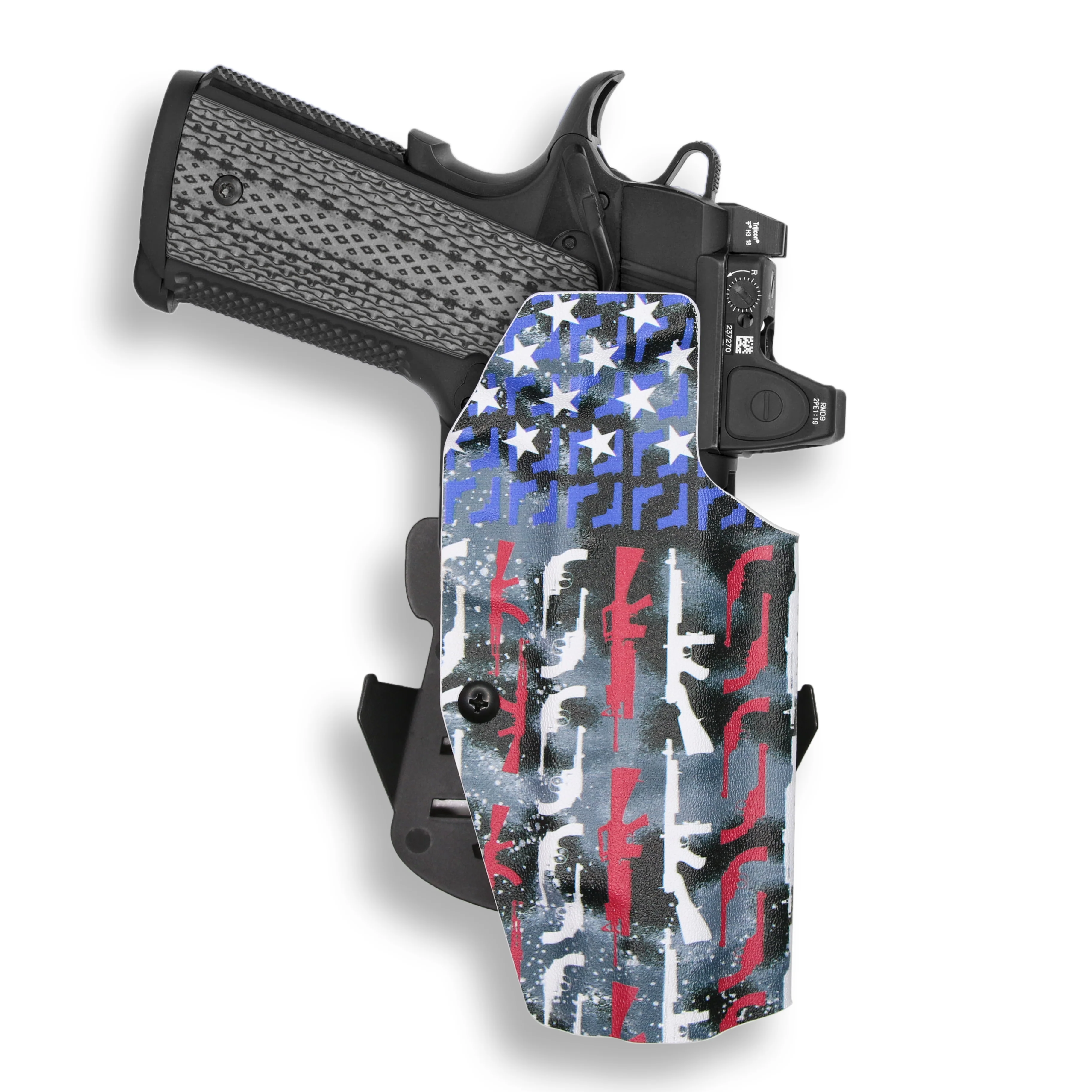 Kimber 1911 5" 45ACP with Rail Only Red Dot Optic Cut OWB Holster - Image 35