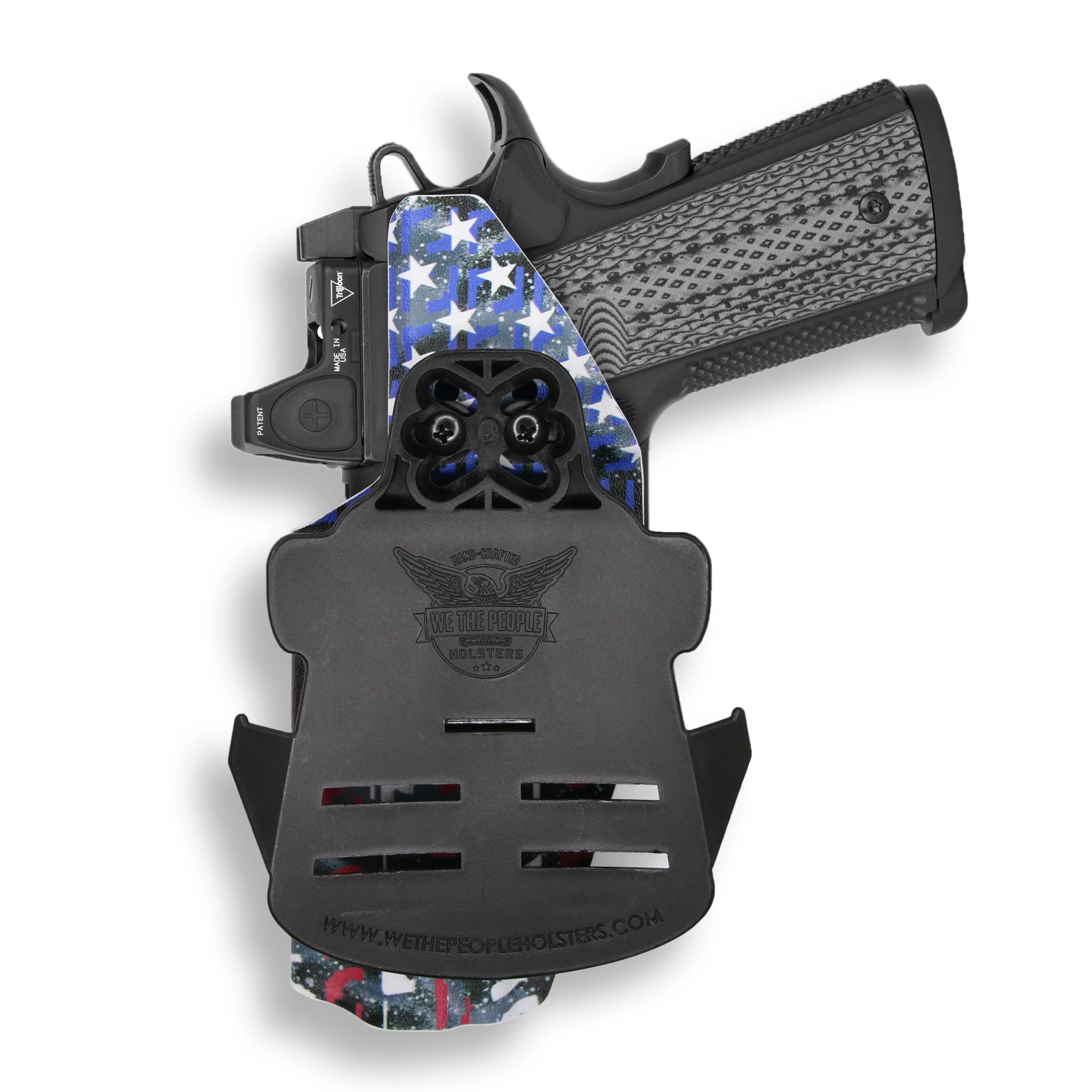 Kimber 1911 5" 45ACP with Rail Only Red Dot Optic Cut OWB Holster - Image 36