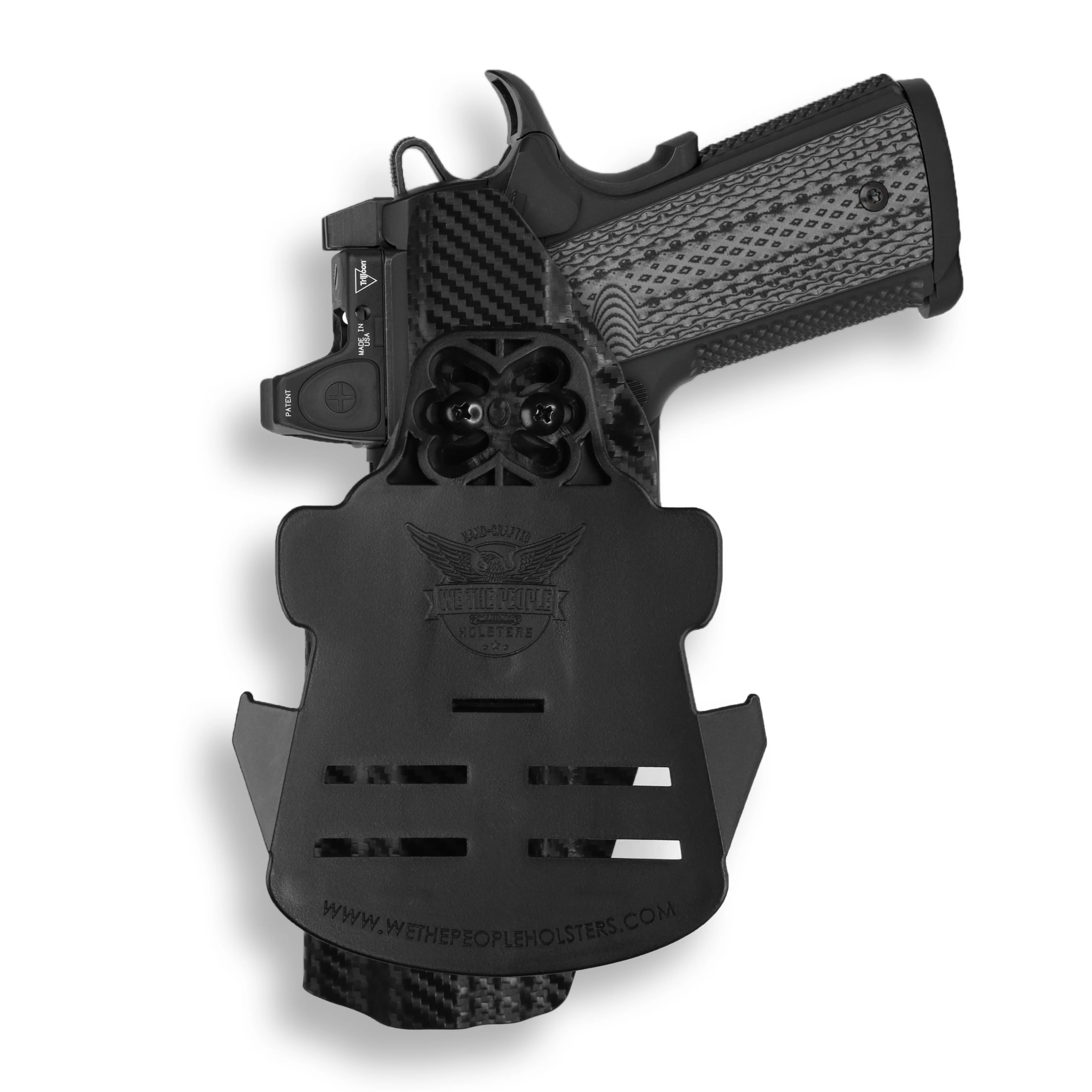 Kimber 1911 5" 45ACP with Rail Only Red Dot Optic Cut OWB Holster - Image 8