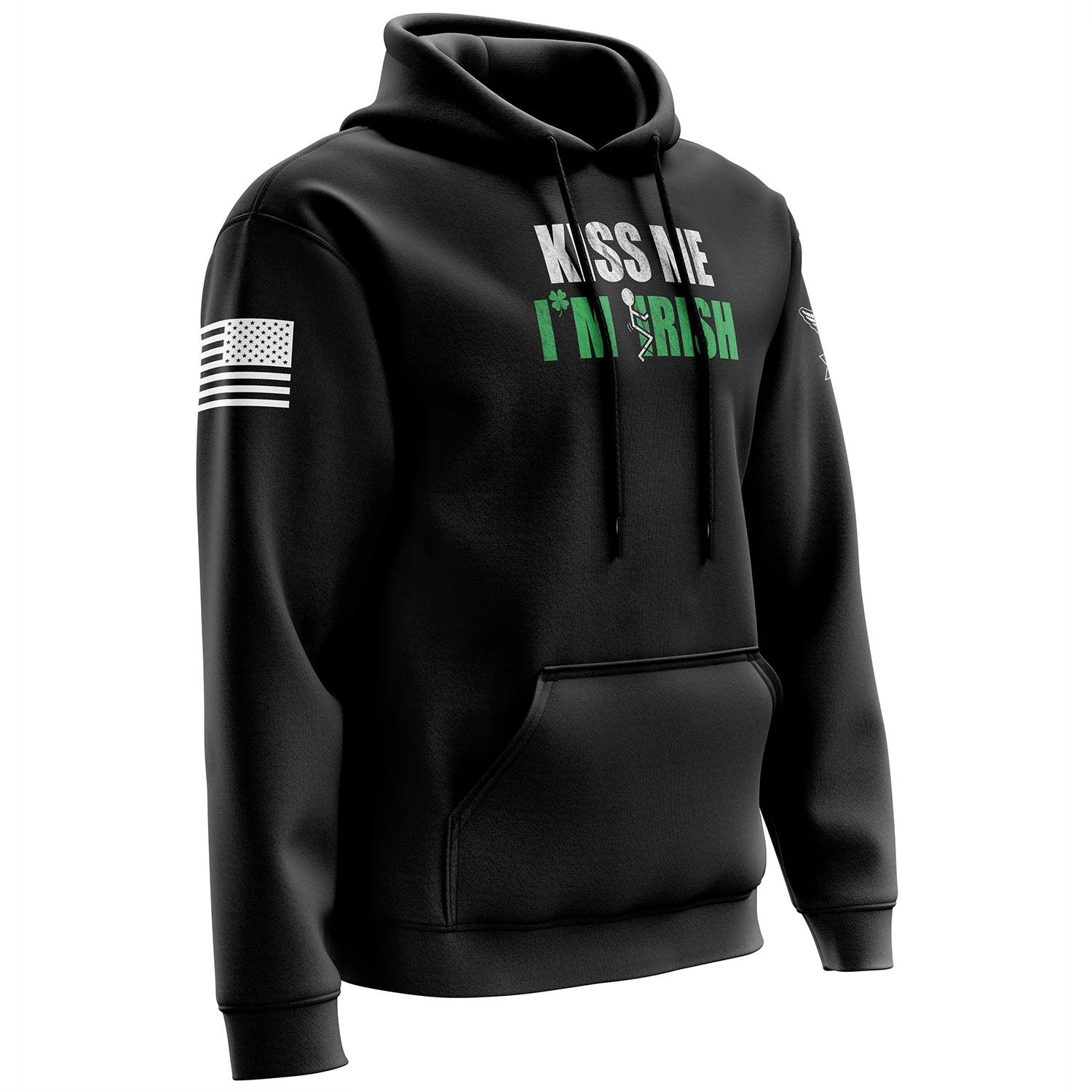 Kiss me, I'm F'n Irish Hoodie - Image 4