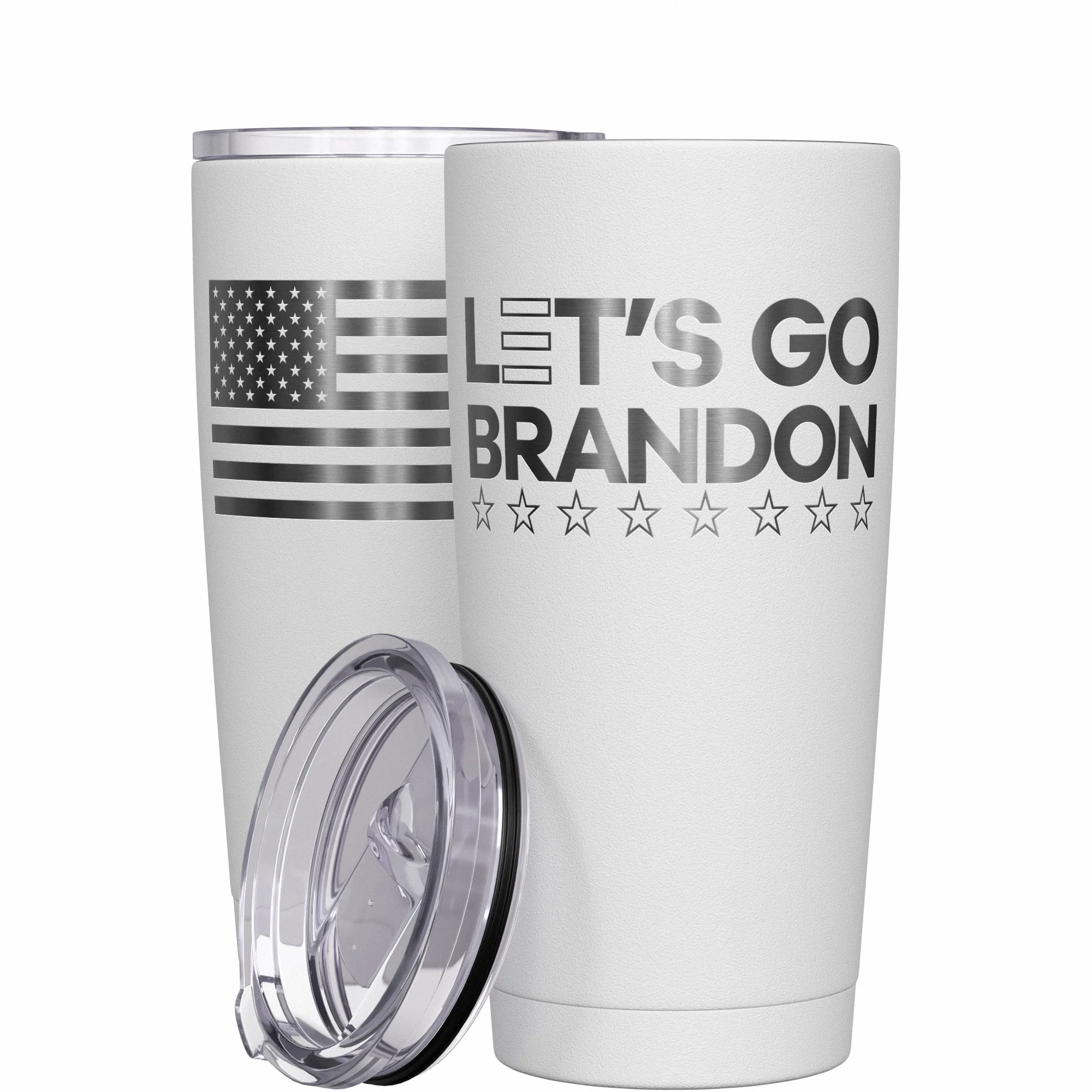 Let's Go Brandon Stainless Steel Tumbler - Image 12