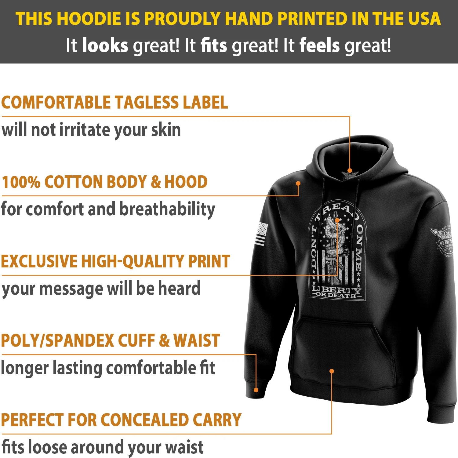 Liberty or Death Hoodie - Image 5