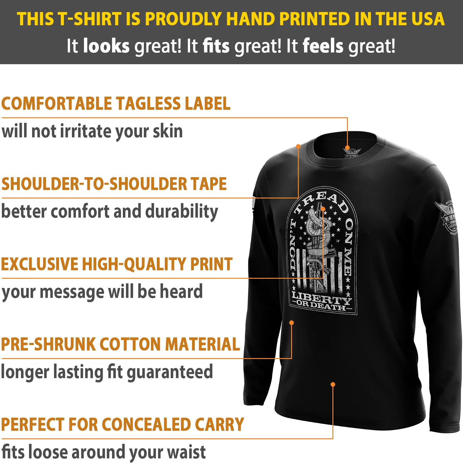 Liberty or Death Long Sleeve Shirt - Image 6