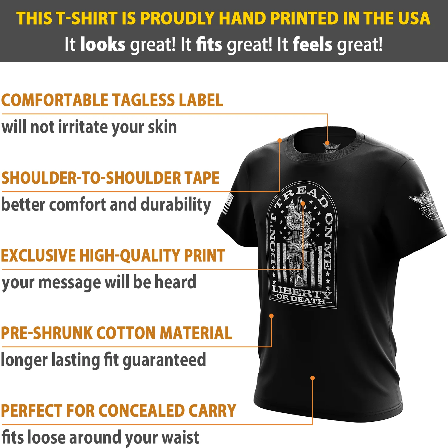 Liberty or Death Short Sleeve Shirt - Image 6