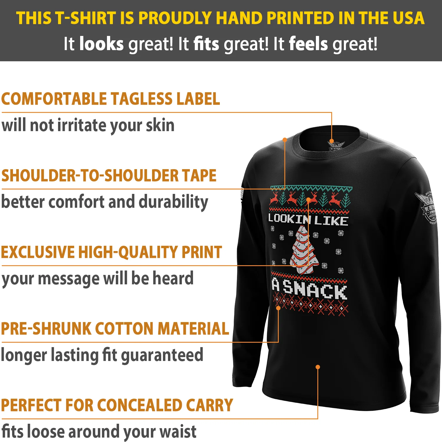 Looking Like a Snack Long Sleeve Shirt - Image 6