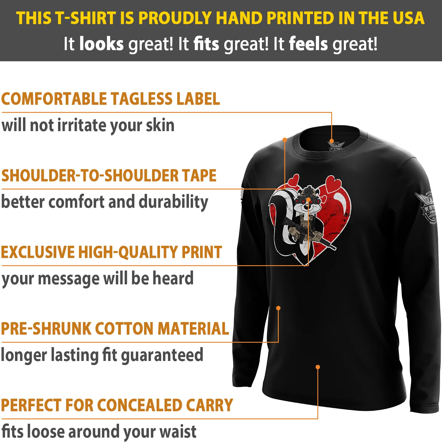 Love Le Pew Long Sleeve Shirt - Image 6