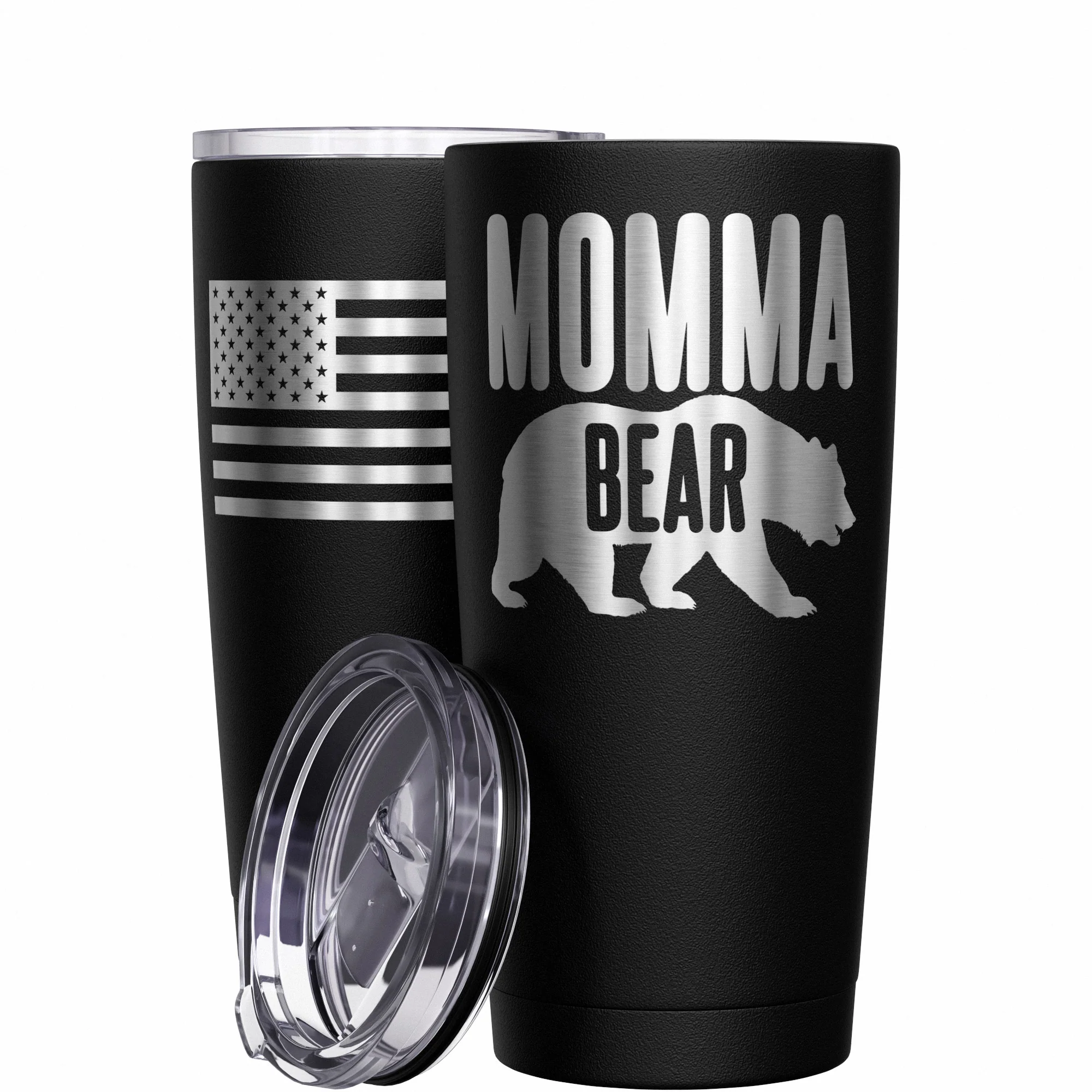Momma Bear Stainless Steel Tumbler - Image 10