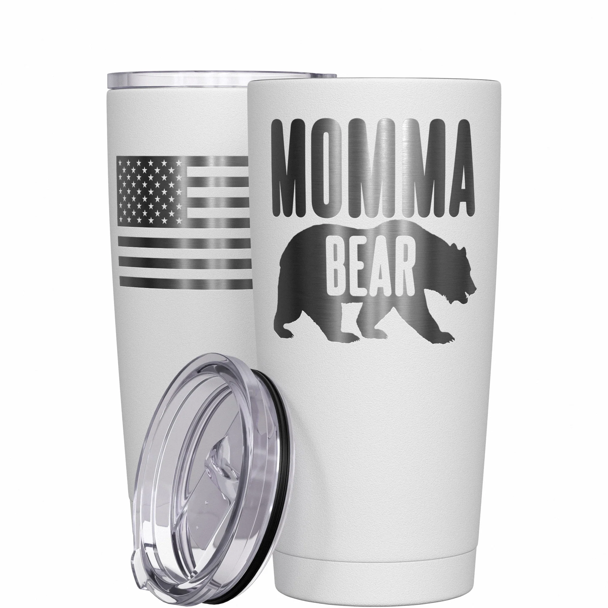 Momma Bear Stainless Steel Tumbler - Image 12