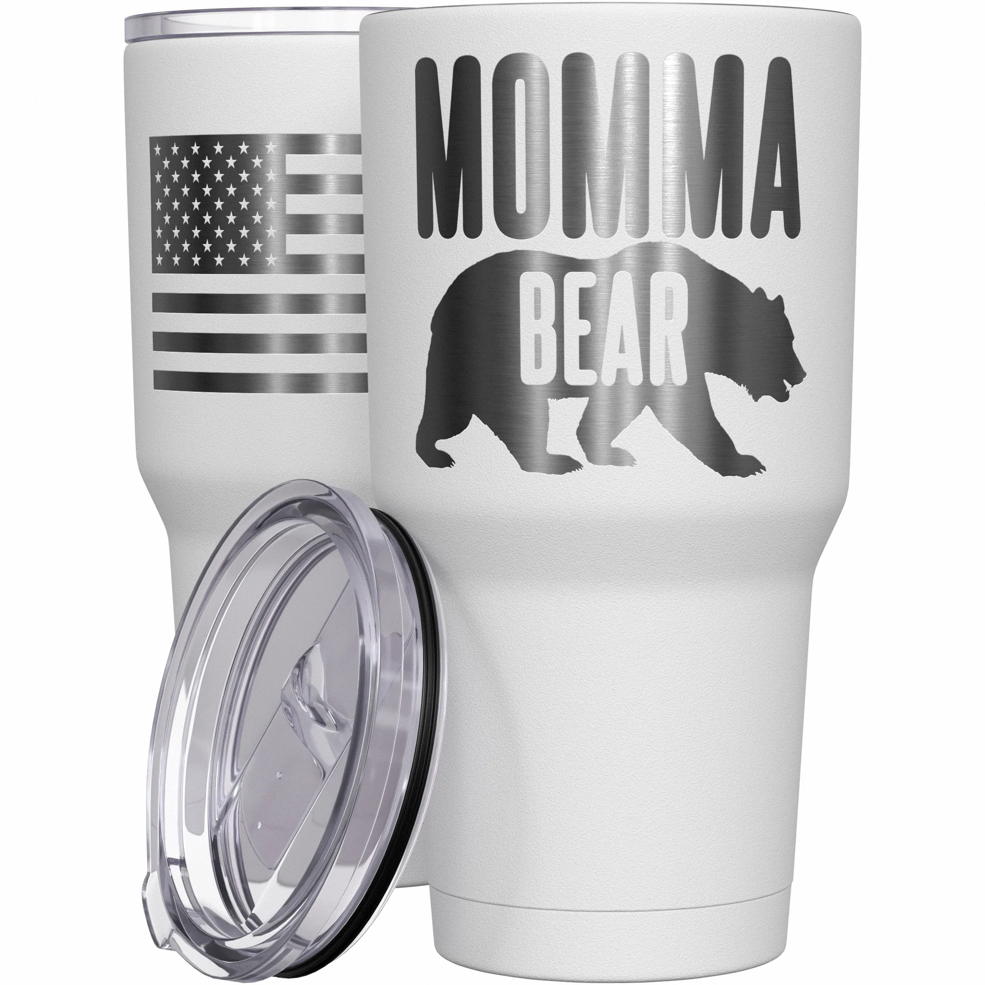 Momma Bear Stainless Steel Tumbler - Image 9
