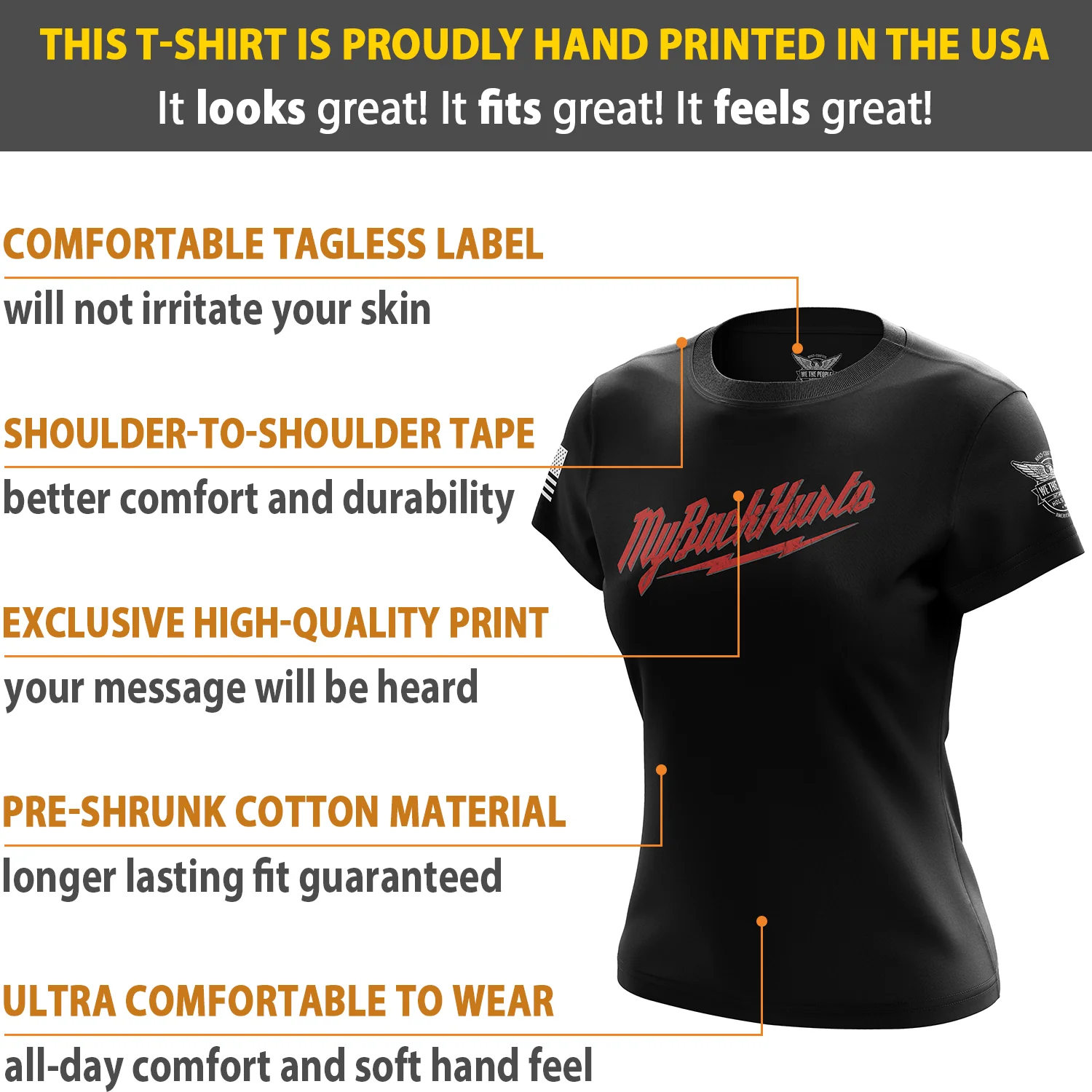 My Back Hurts Women's Short Sleeve Shirt - Image 6