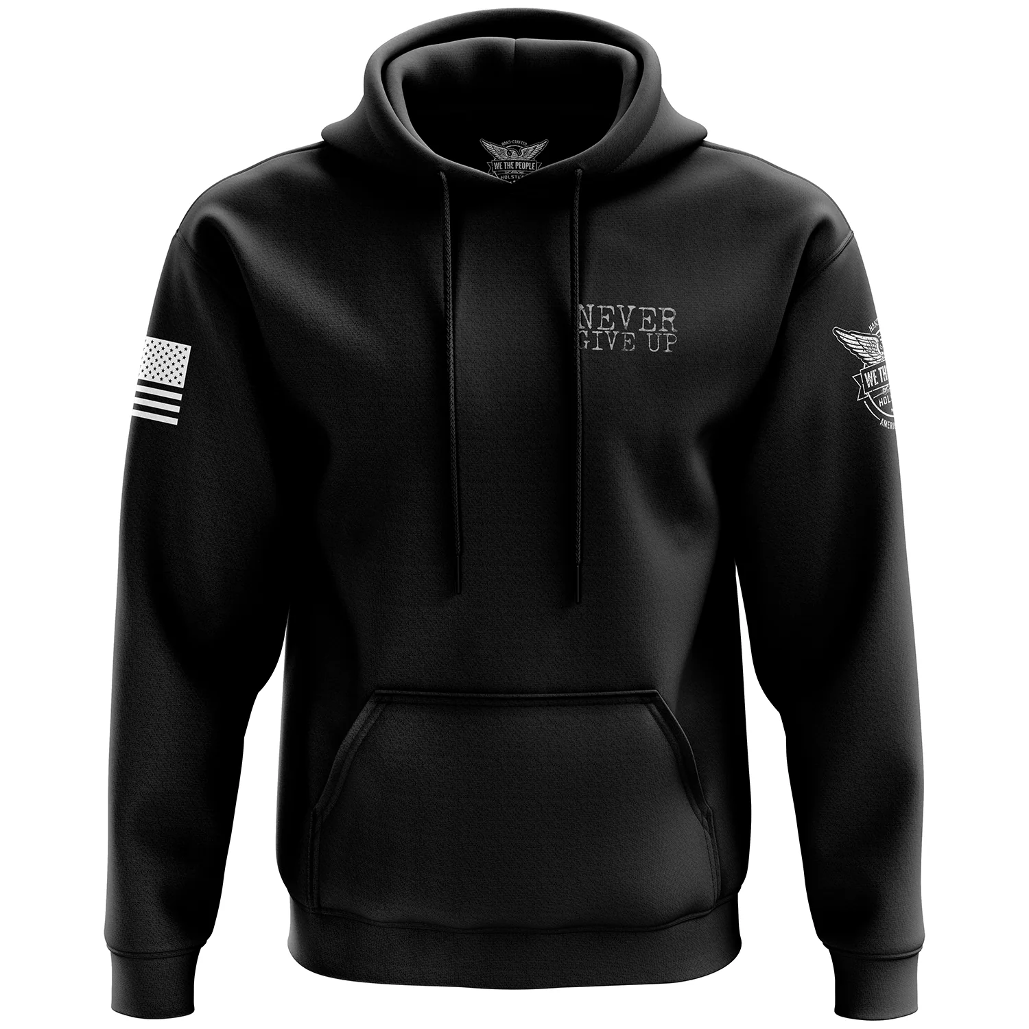 Never Give Up Hoodie - Image 2