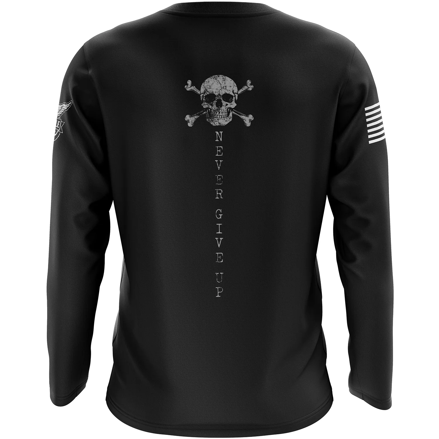 Never Give Up Long Sleeve Shirt - Image 3