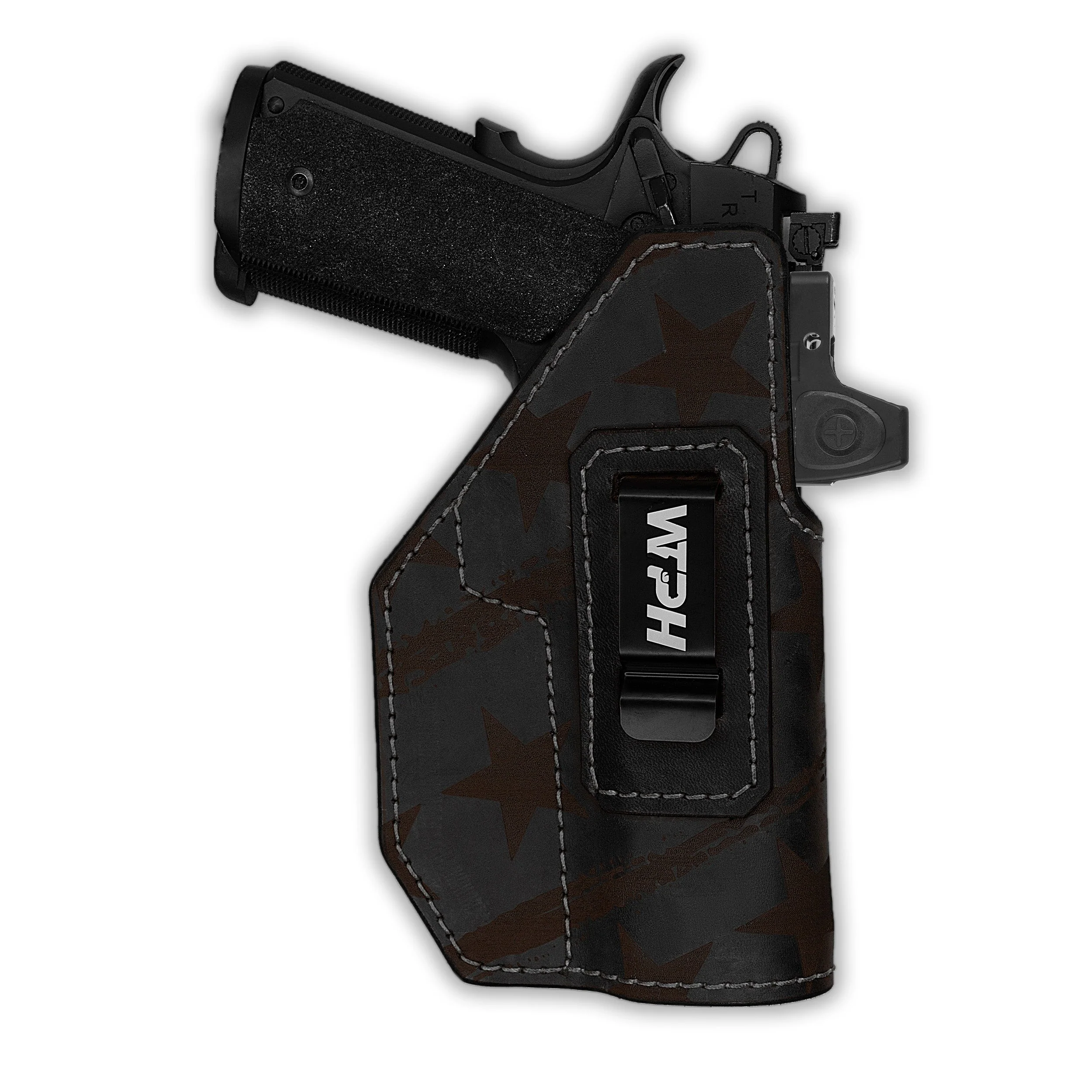 Nighthawk Custom Enforcer Red Dot Optic Cut Independence Leather IWB Slimfit Holster - Image 3