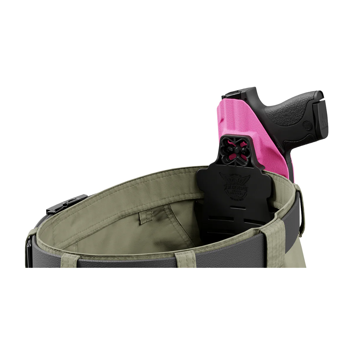 Pink Custom Printed Holster - OWB Kydex Holster - Image 7