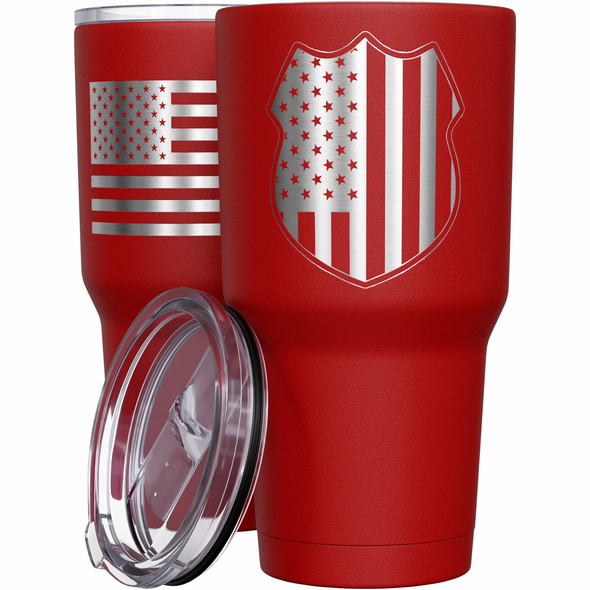 Police Shield Stainless Steel Tumbler - Image 8