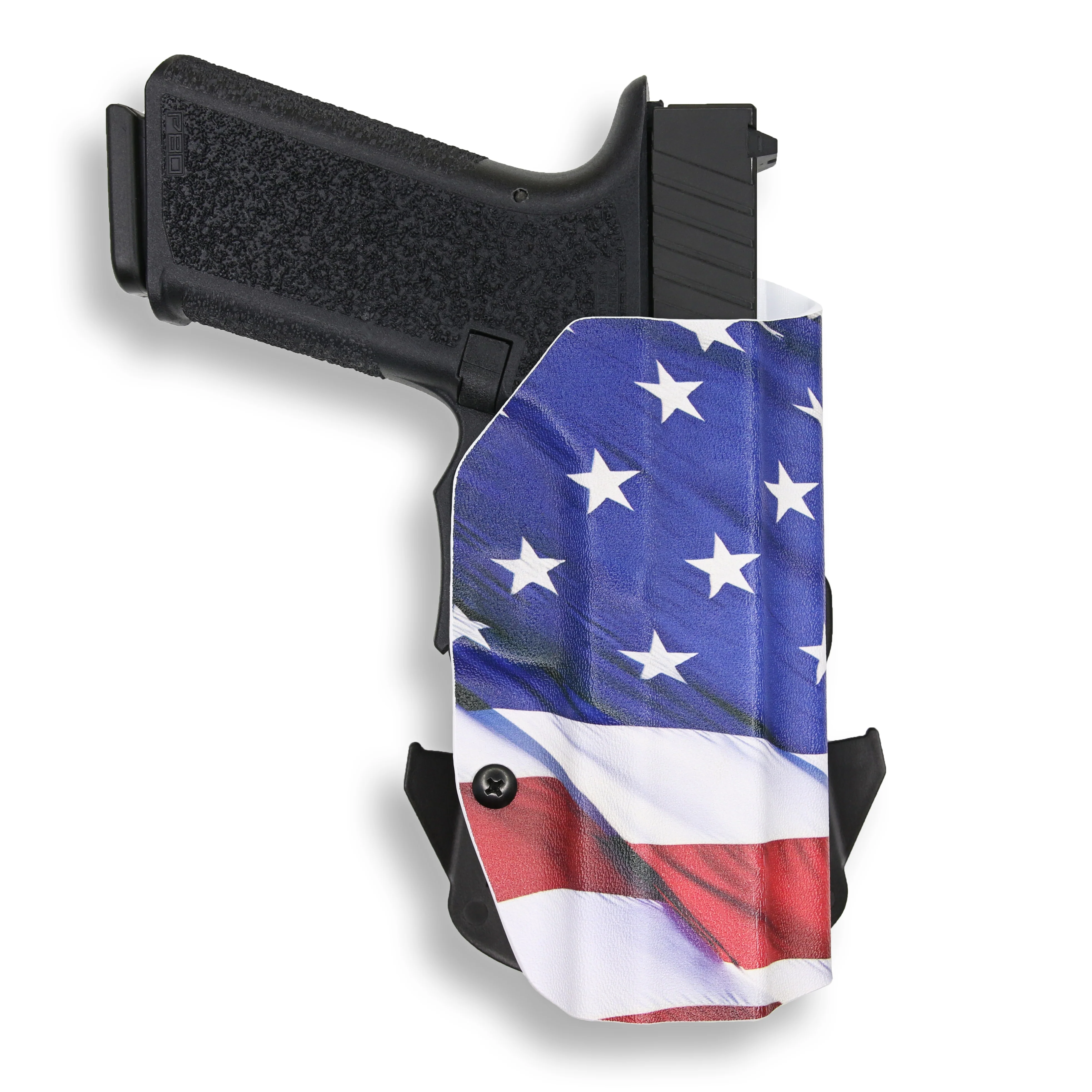 Polymer80 P80 Glock 17 22 31 4.49in OWB Holster - Image 6
