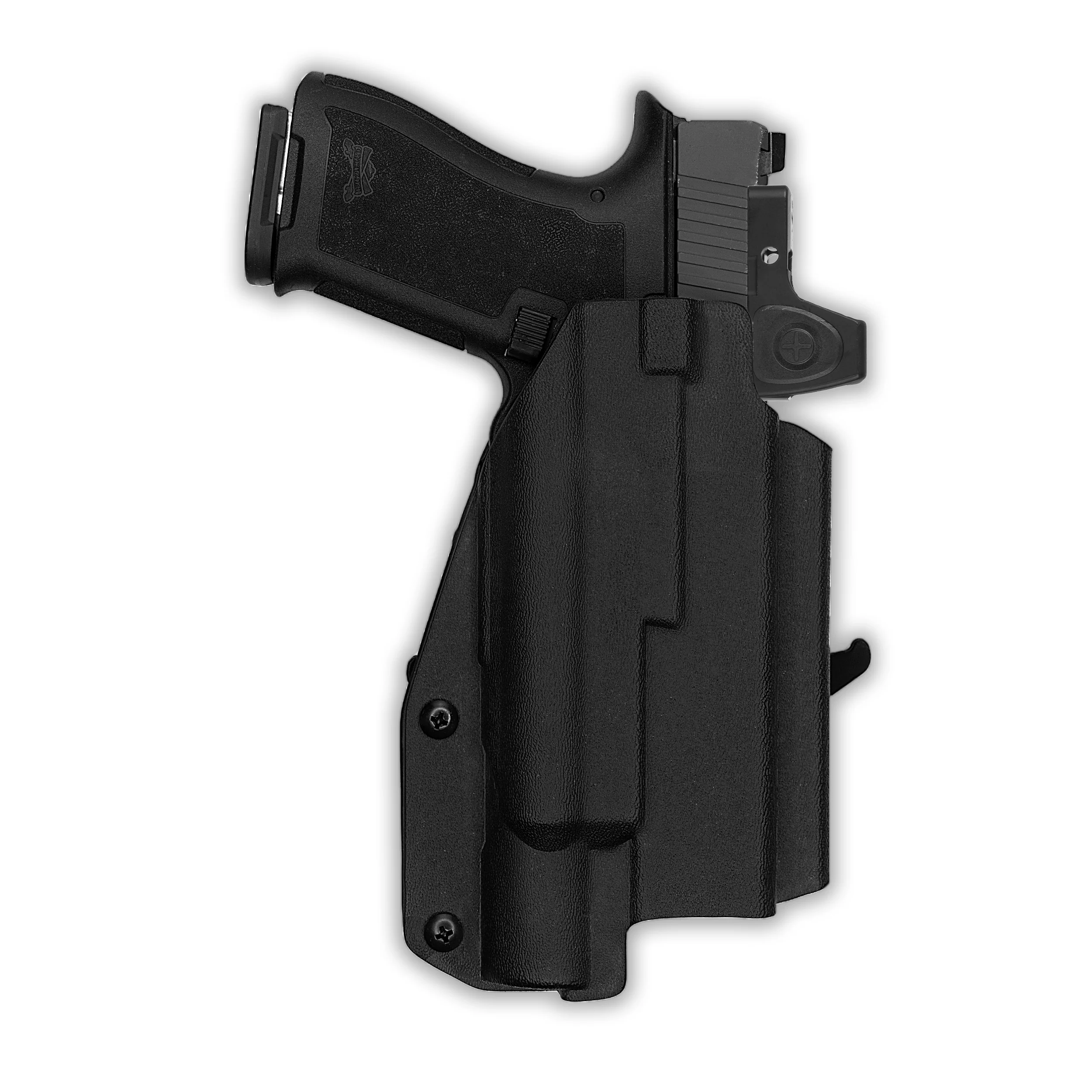 PSA Sabre Dagger RMR 3.9" with Surefire X300T-B Light Red Dot Optic Cut OWB Holster