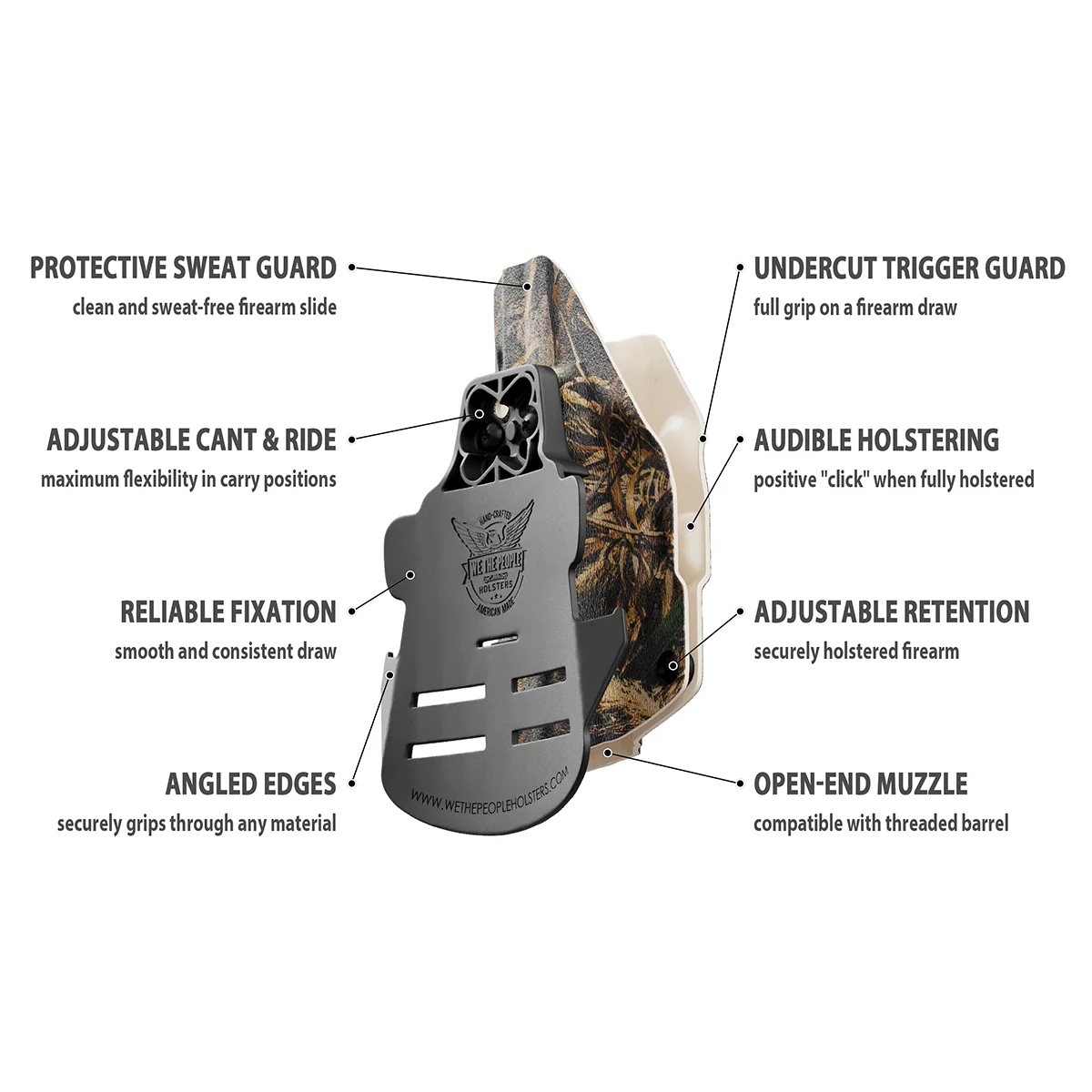Realtree MAX-5® Camo Custom Printed Holster - OWB Kydex Holster - Image 9
