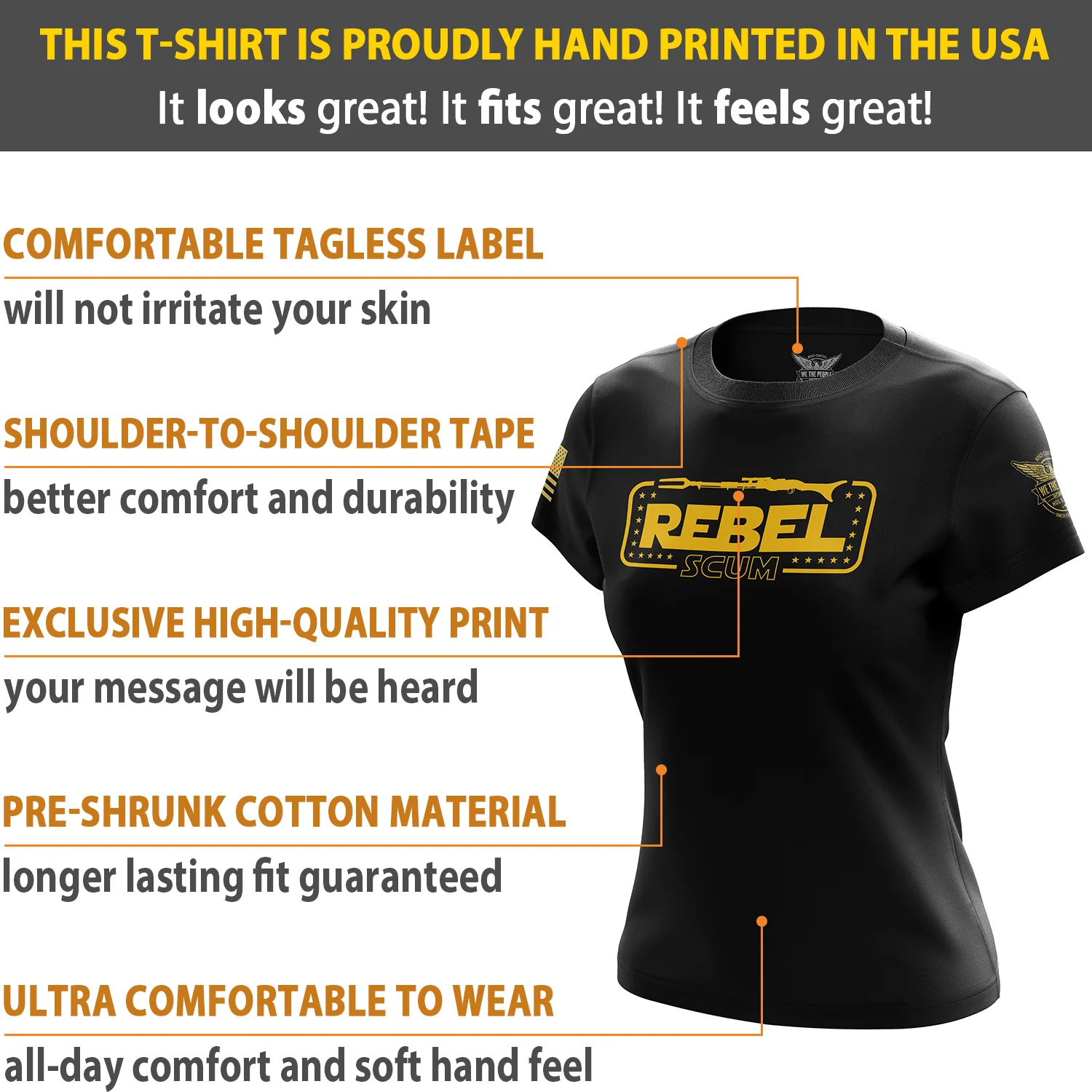 Rebel Scum Women's Short Sleeve Shirt - Image 6