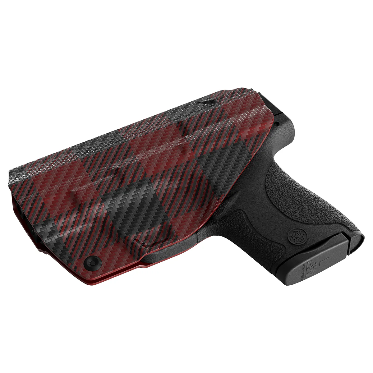 Red Plaid Custom Printed Holster - IWB Kydex Holster - Image 4