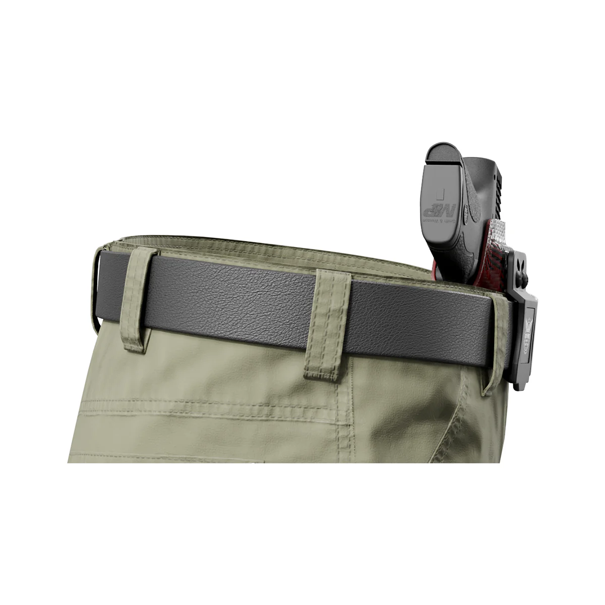 Red Plaid Custom Printed Holster - IWB Kydex Holster - Image 6