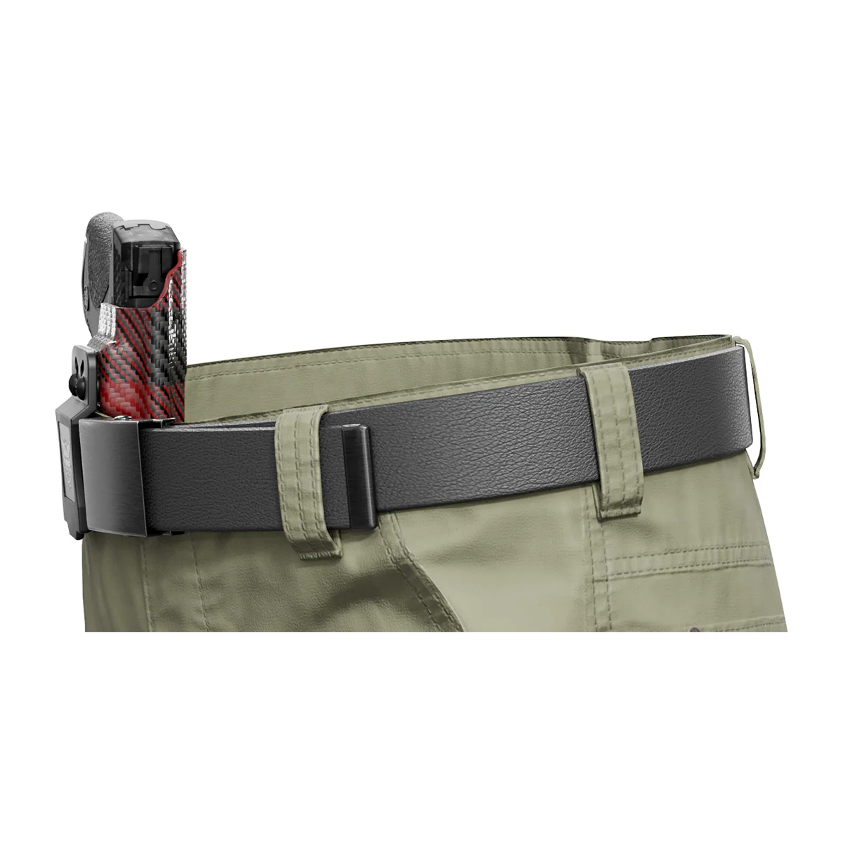 Red Plaid Custom Printed Holster - IWB Kydex Holster - Image 8