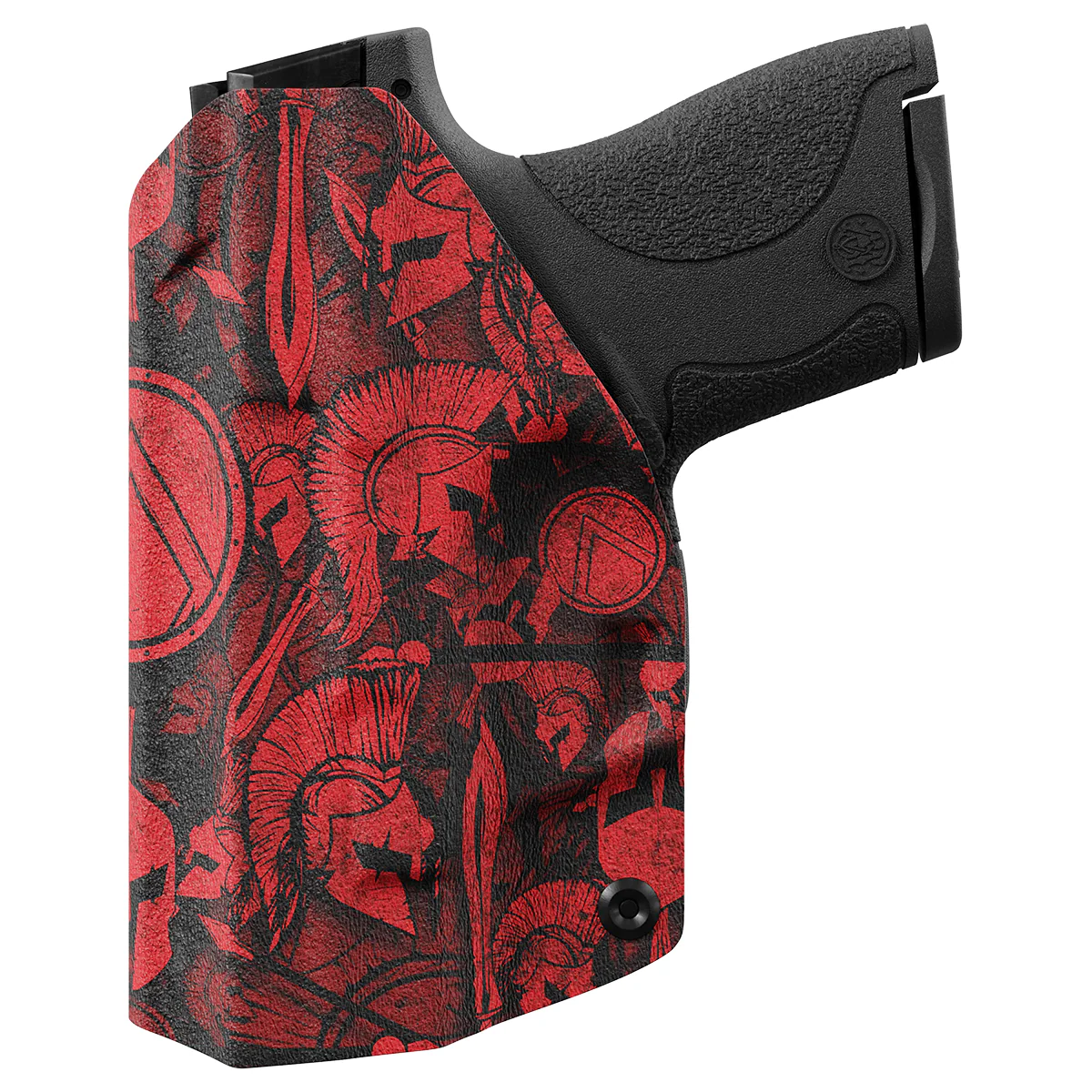 Red Spartan Camo Custom Printed Holster - IWB Kydex Holster - Image 3