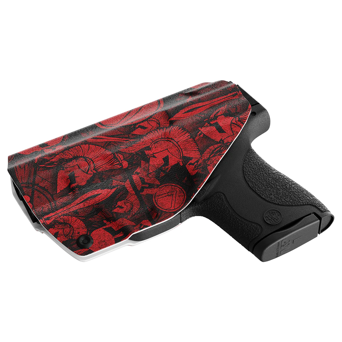 Red Spartan Camo Custom Printed Holster - IWB Kydex Holster - Image 4
