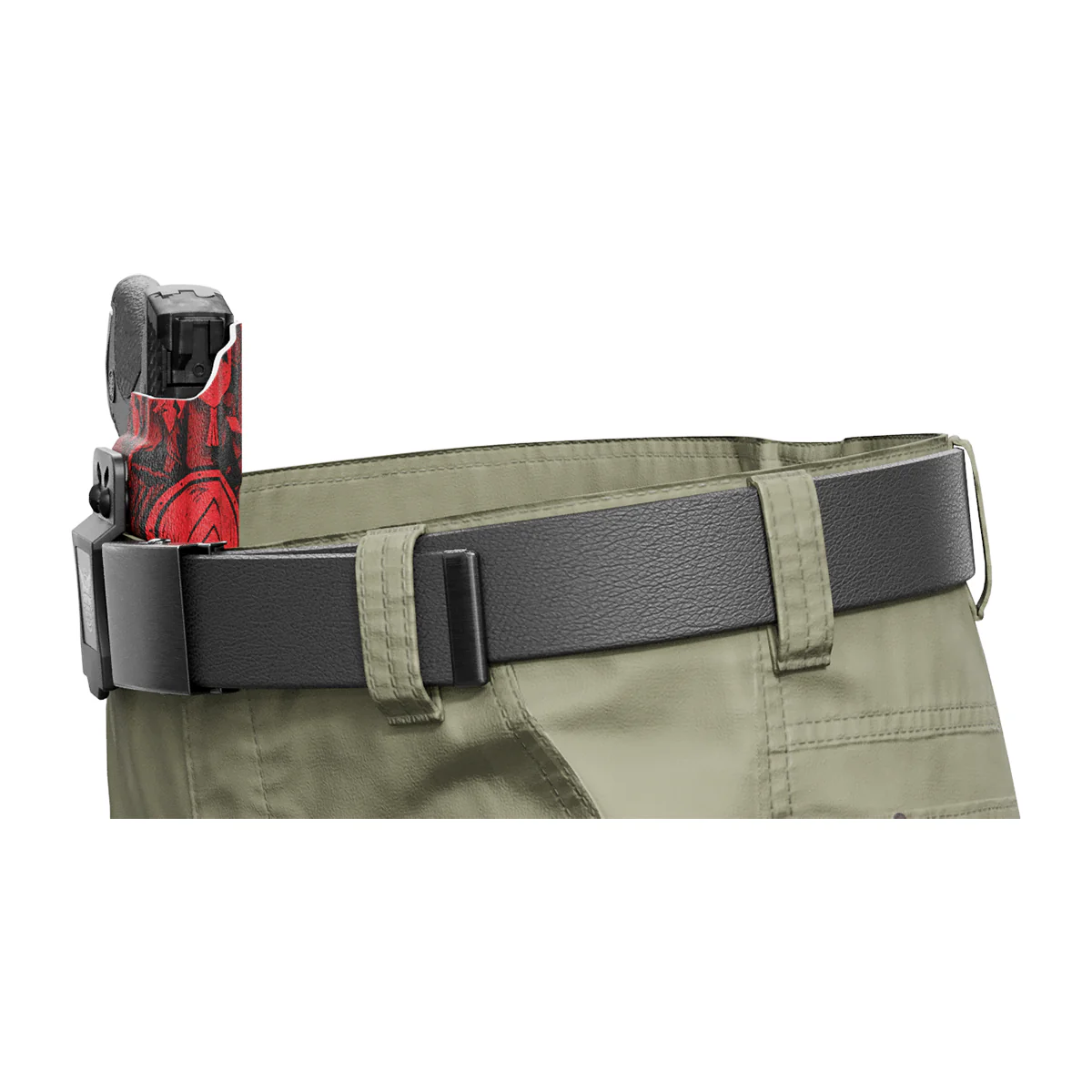 Red Spartan Camo Custom Printed Holster - IWB Kydex Holster - Image 8