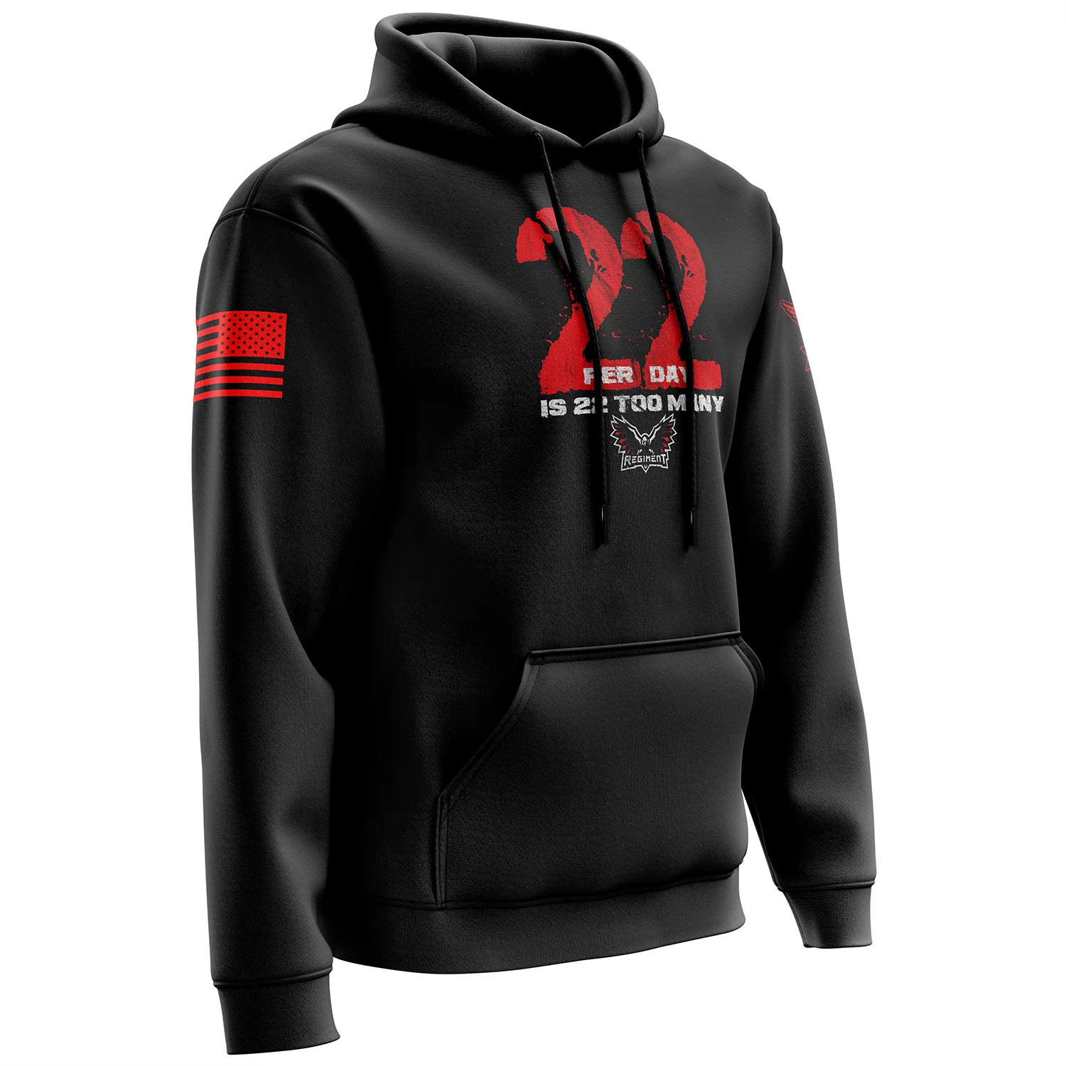 Regiment 22 A Day Hoodie - Image 4
