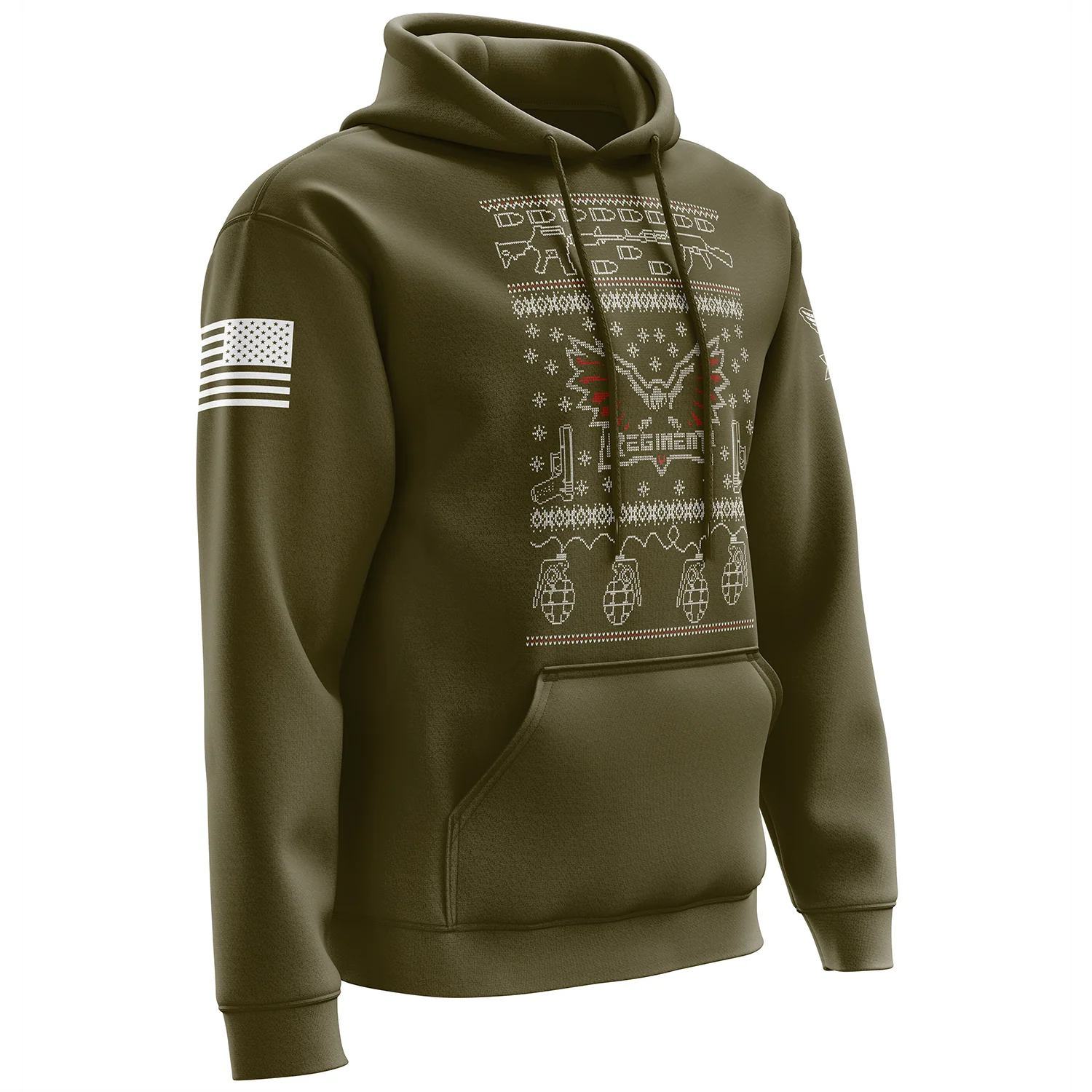 Regiment Christmas Hoodie - Image 9