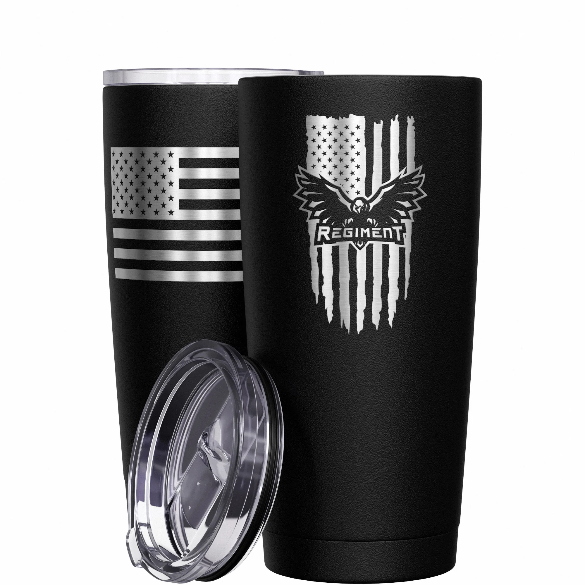 Regiment Flag Stainless Steel Tumbler - Image 10